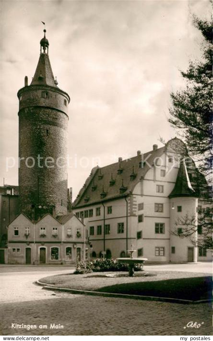 73043291 Kitzingen Main Runder Turm Kitzingen Main - Kitzingen