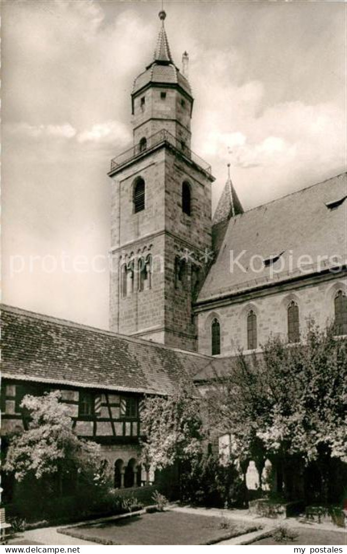 73043235 Feuchtwangen Stiftskirche Mit Kreuzgang Feuchtwangen - Feuchtwangen