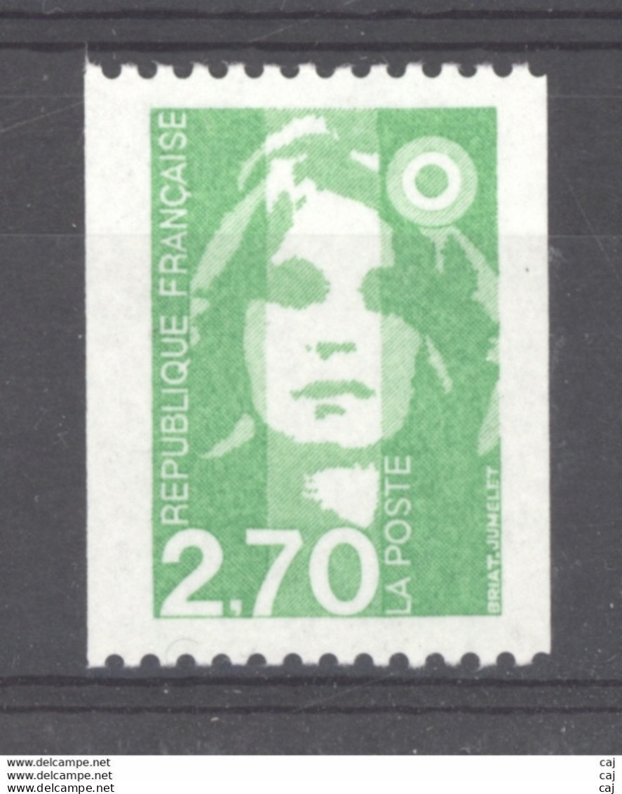 France  :  Yv  3008a   **         Numéro Rouge - 1989-1996 Bicentenial Marianne