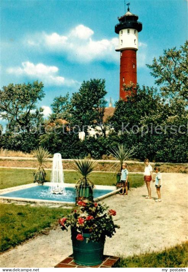 73043164 Wangerooge Nordseebad Hindenburgplatz Mit Leuchtturm Springbrunnen Wang - Wangerooge