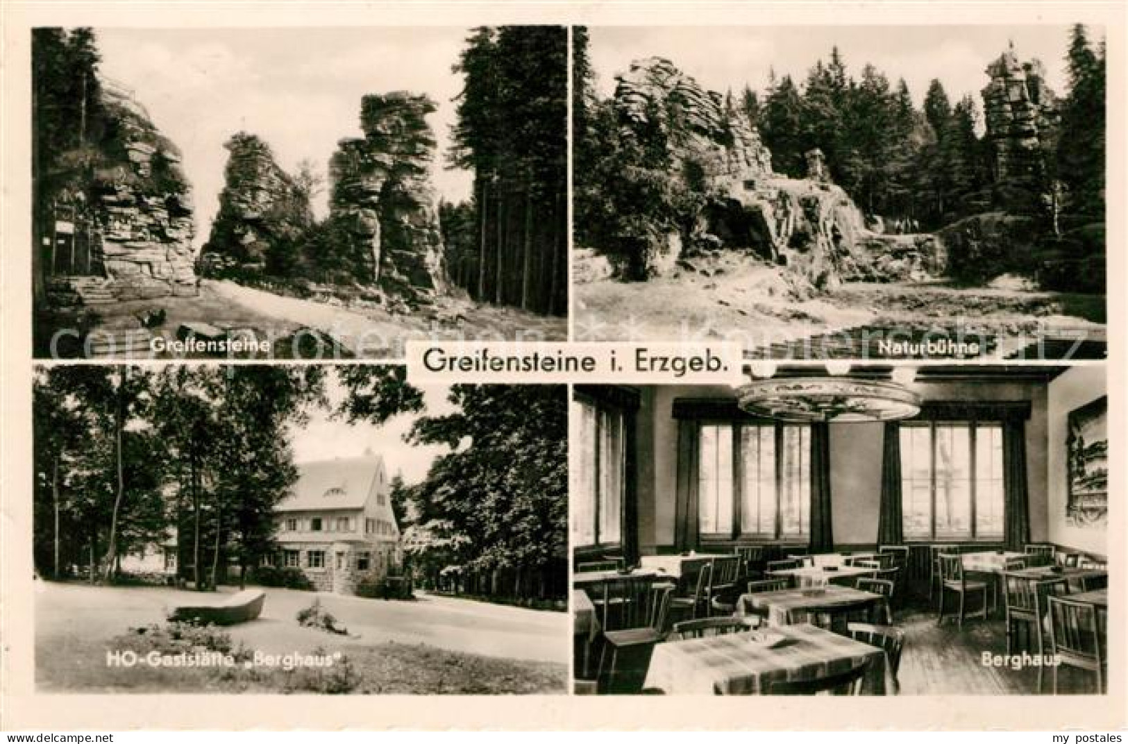 73042628 Greifensteine Erzgebirge Naturbuehne Gaststaette Berghaus  Greifenstein - Ehrenfriedersdorf