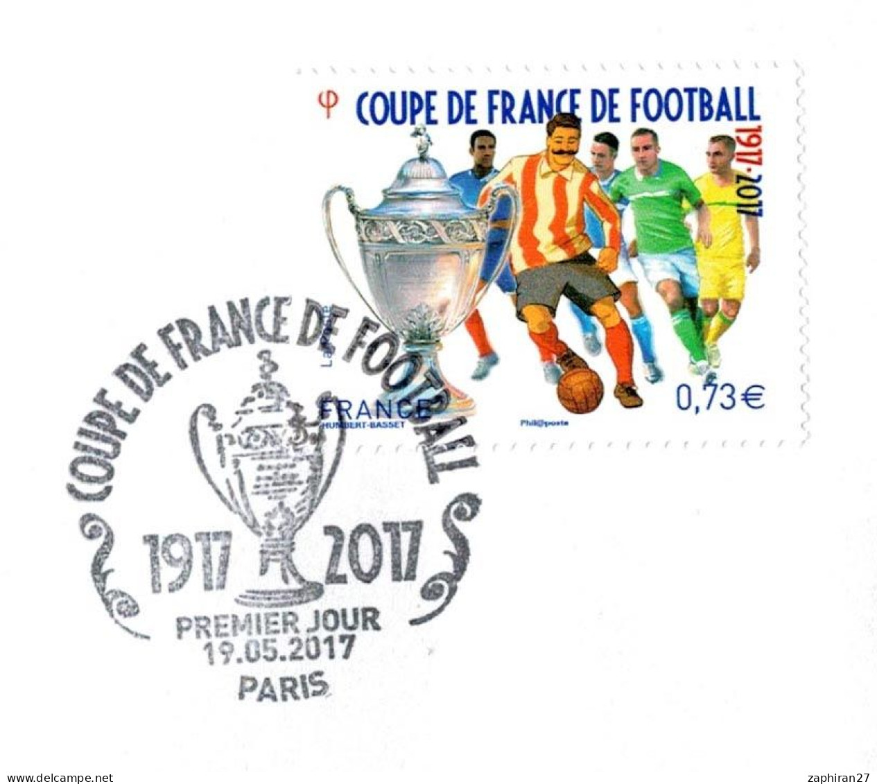 FOOTBALL : COUPE DE FRANCE DE FOOTBALL 17917/2017  (19-5-2017) #442# - Lettres & Documents