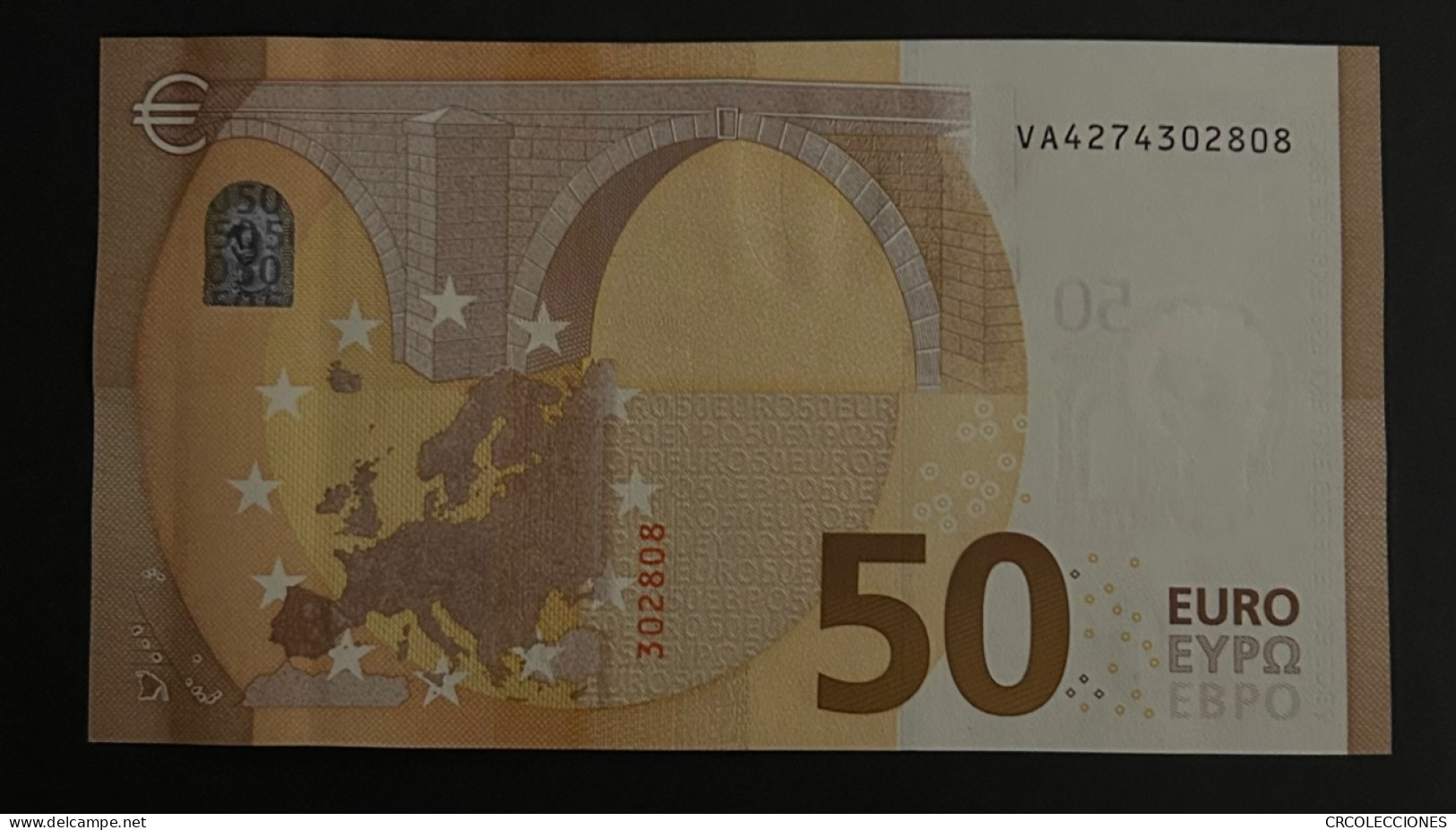 CRBS1082 BILLETE 20 EUROS FIRMA DRAGHI SERIE VA SIN CIRCULAR - Spagna