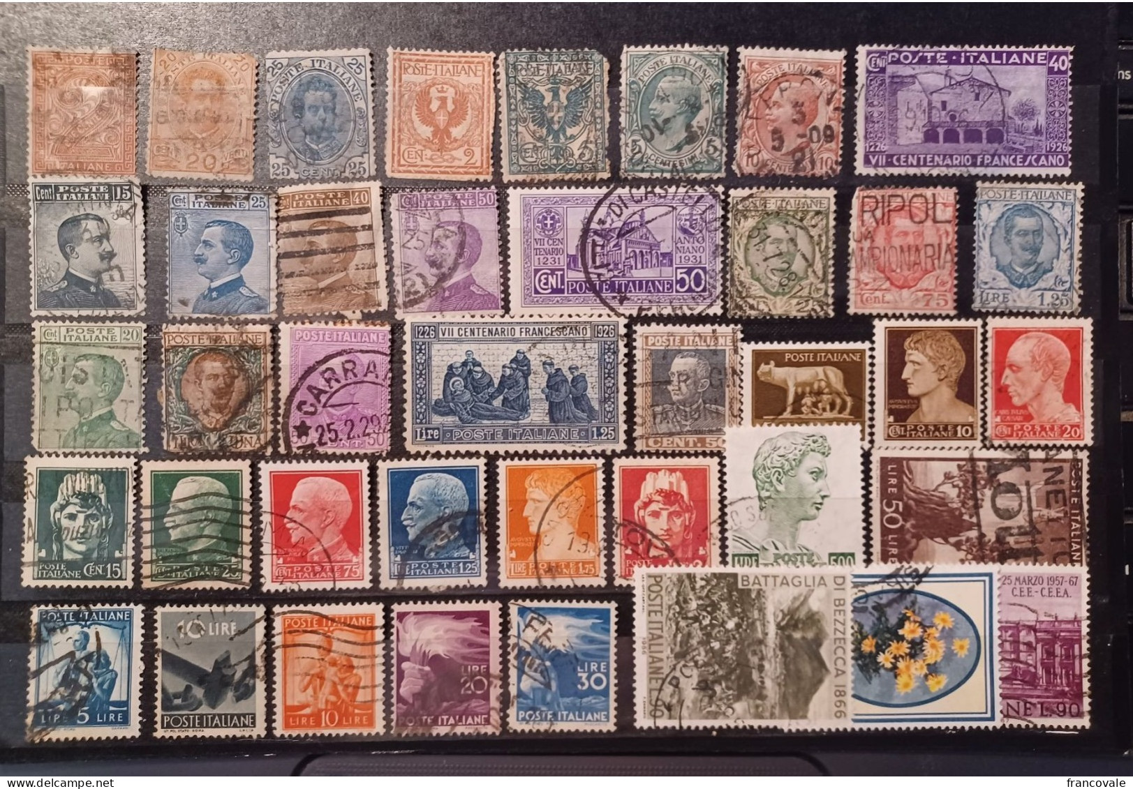 Italia 1863 - 1967 Lotto 40 Valori Usati - Collections