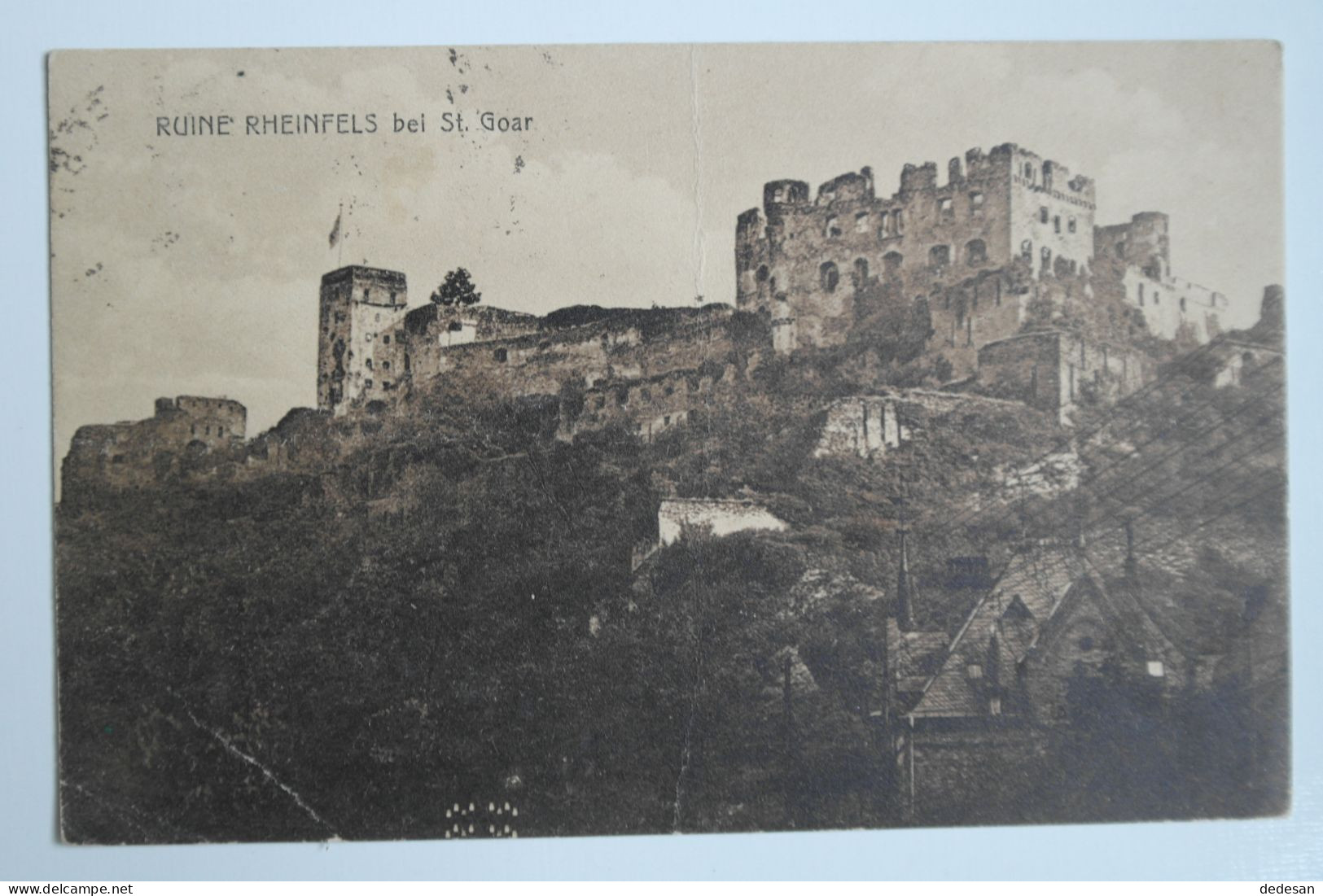 Cpa 1919 Ruine RHEINFELS Bei St Goar - NOV69 - St. Goar