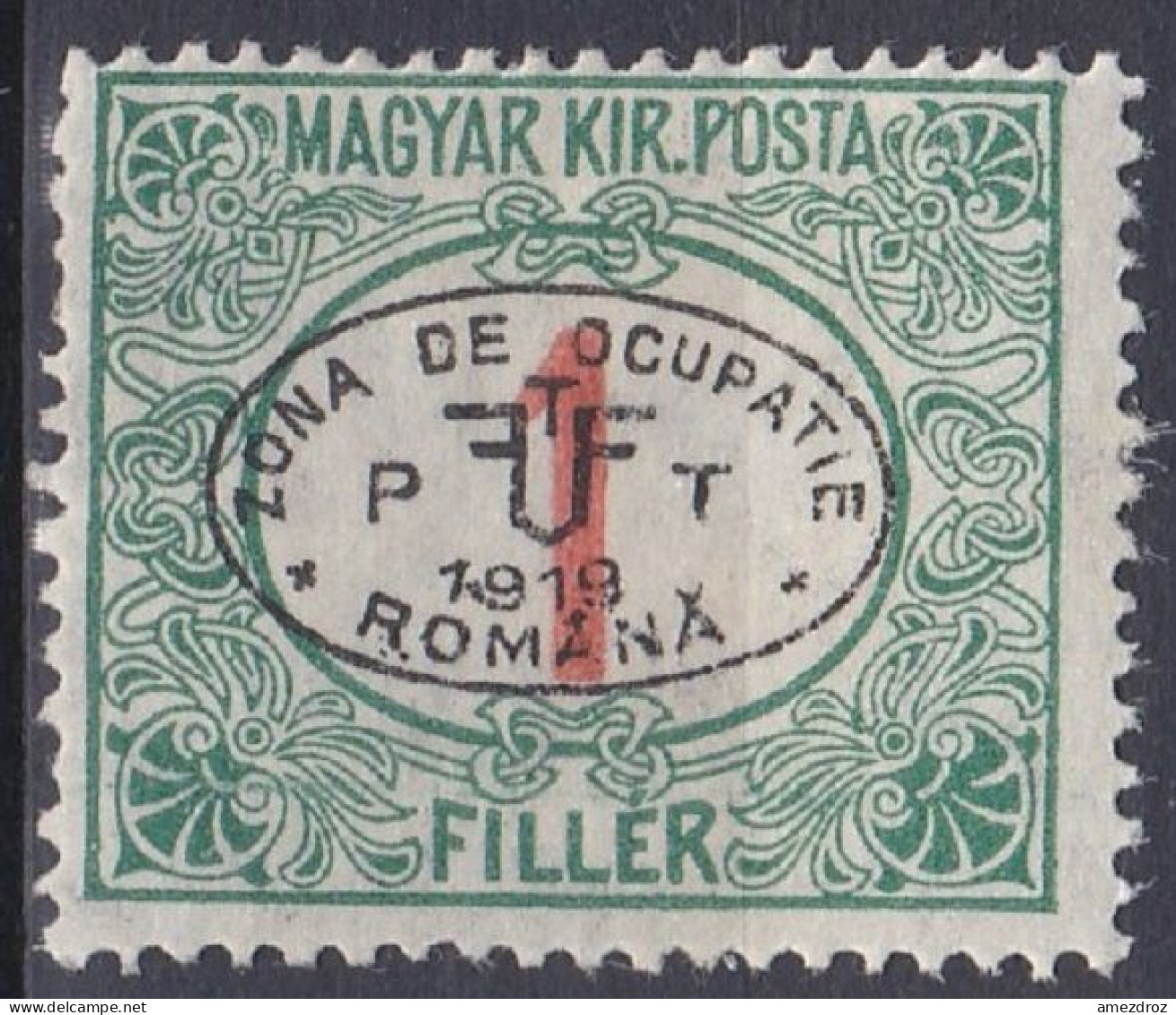 Hongrie Debrecen Taxe 1919 Mi 2 *   (A8) - Debreczen