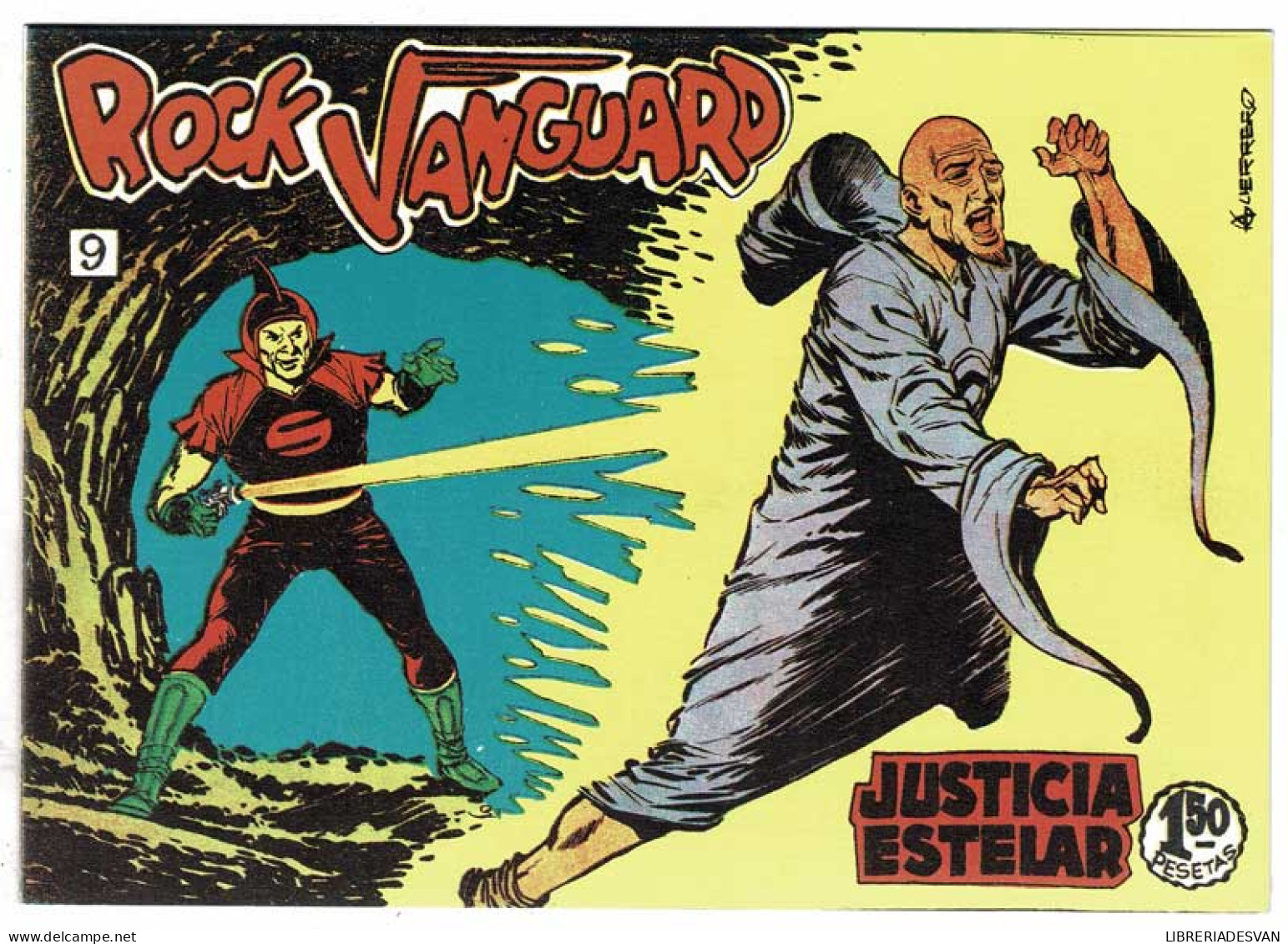 Rock Vanguard Facsímil No. 9. Justicia Estelar - A. Gerrero Y González Casquel - Otros & Sin Clasificación