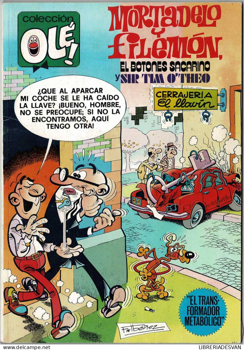 Mortadelo Y Filemón, El Botones Sacarino Y Sir Tim OTheo. Colección Olé Nº 182 - Other & Unclassified