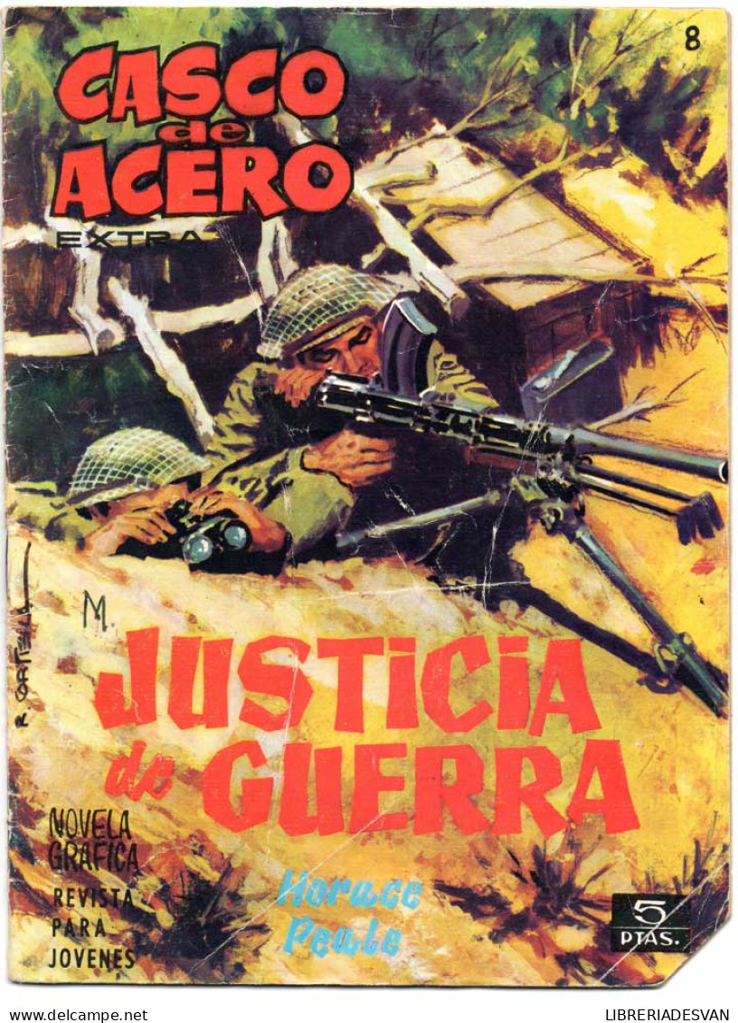 Casco De Acero Extra Nº 8. Justicia De Guerra - Otros & Sin Clasificación