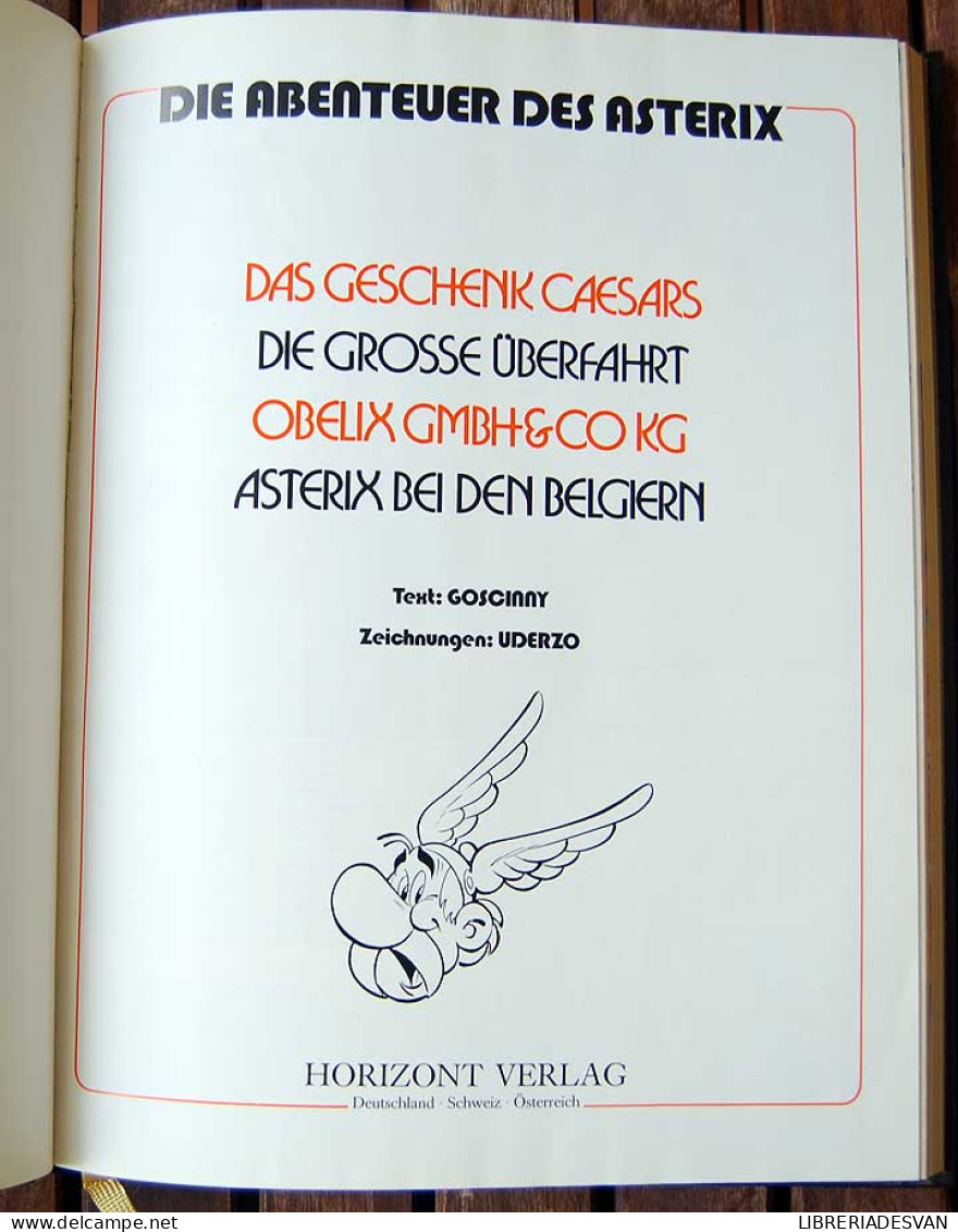 Asterix Der Gallier. 6 Tomos - Goscinny Y Urdezo + Das Grosse Asteriz Lexikon - Andere & Zonder Classificatie