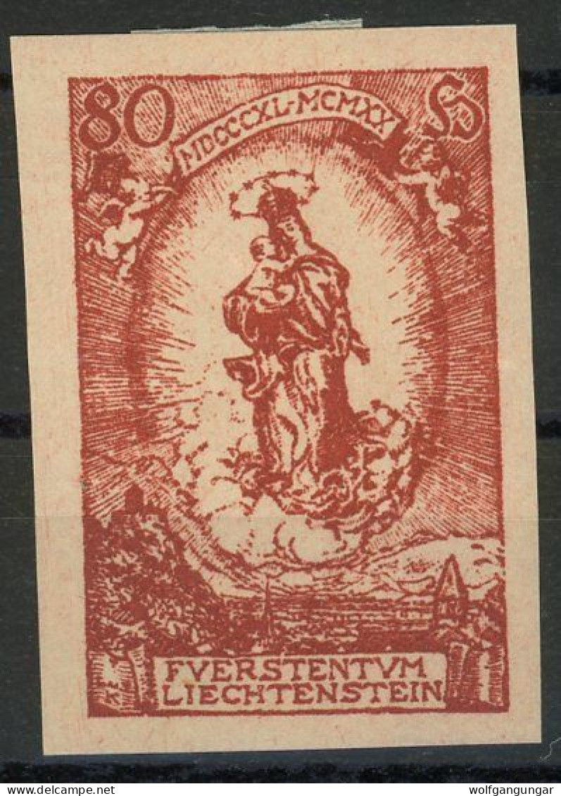 Liechtenstein 1920 Michel Nummer 41U Gefalzt - Gebraucht