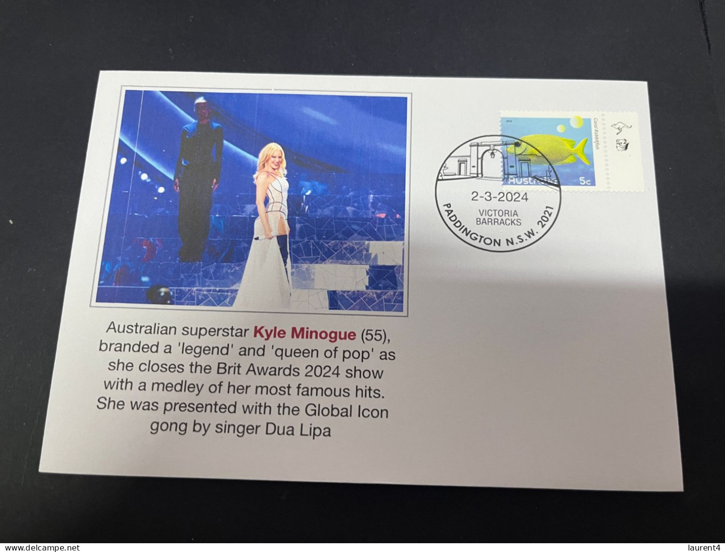 5-3-2024 (2 Y 12)  Kylie Minogue Receive The Global Icon Gong At The 2024 Brit Music Awards - Cantanti