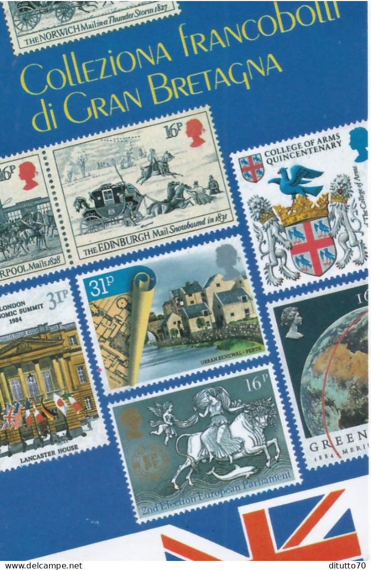 Calendarietto - Colleziona Francobolli Di Gran Bretagna - Cronaca Filatelica - Anno 1985 - Petit Format : 1981-90