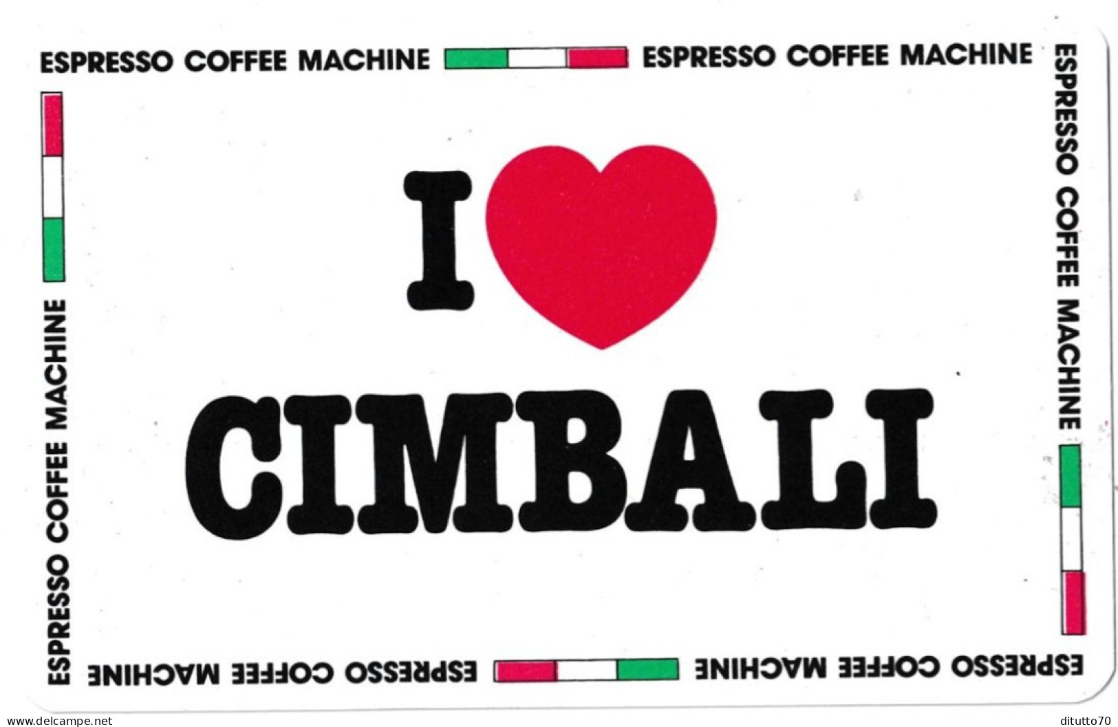 Calendarietto - Espresso Coffee Machine - La Cimballi - Anno 1985 - Petit Format : 1981-90