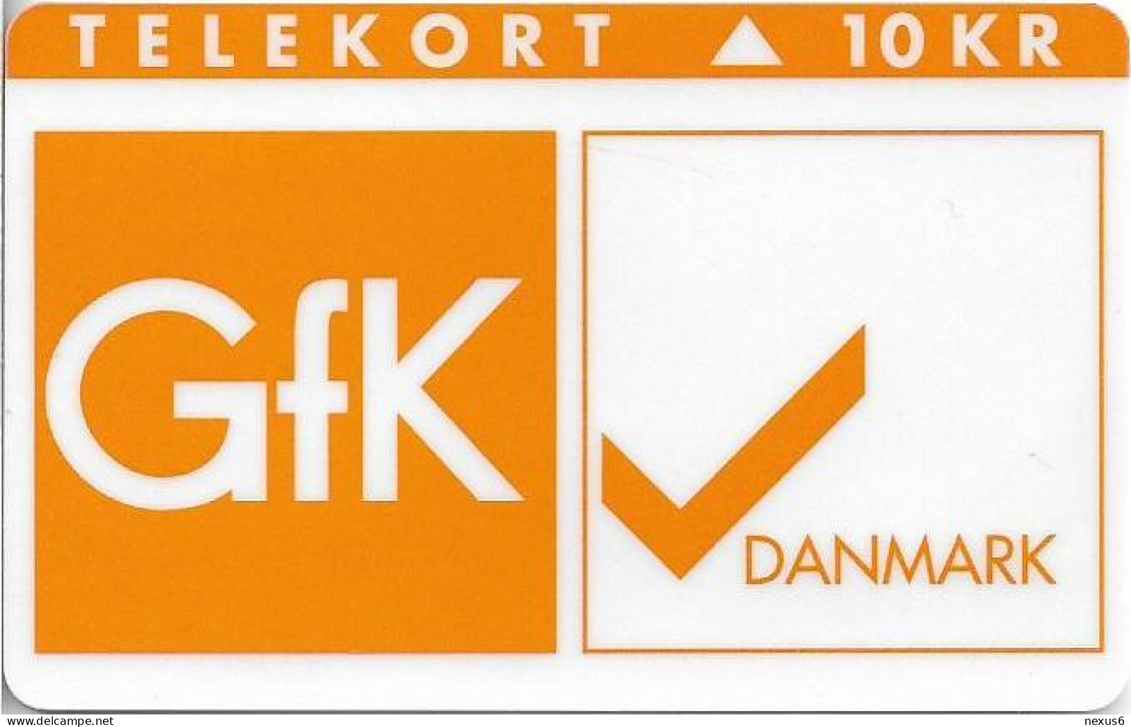 Denmark - KTAS - Gfk Danmark - TDKP133B (Cn. 1452) - 12.1995, 1.300ex, 10kr, Used - Dänemark