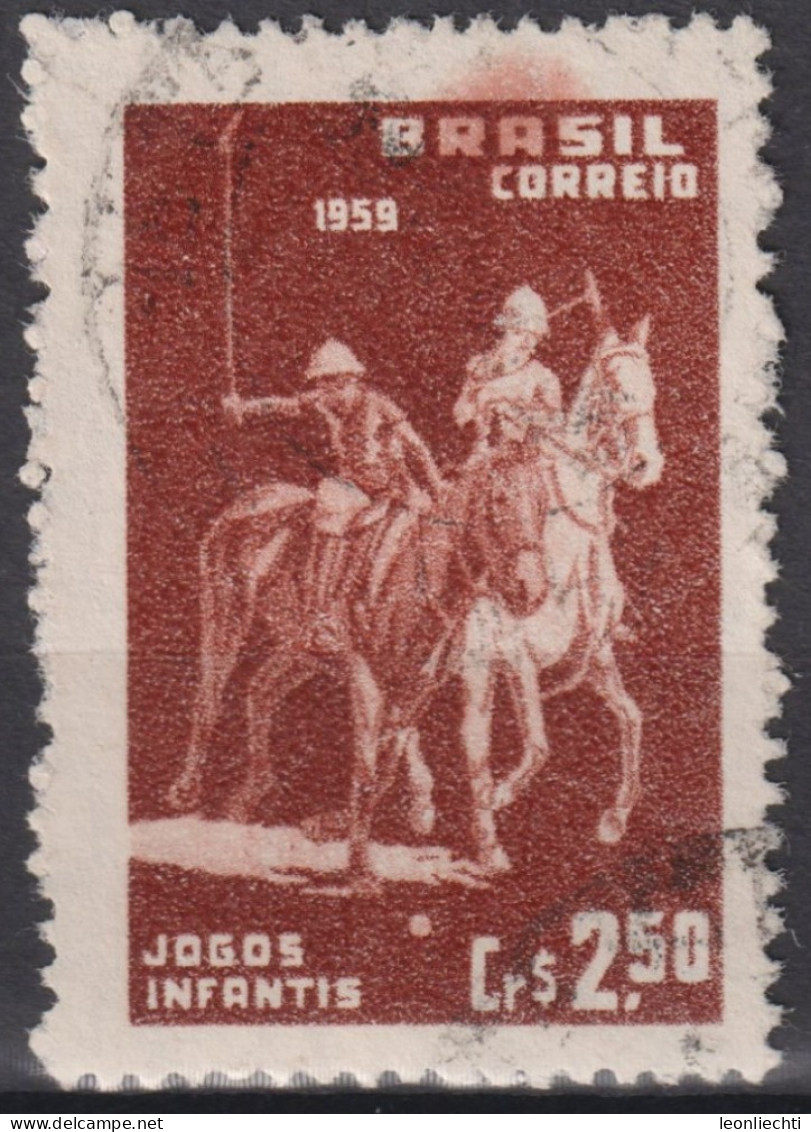 1959 Brasilien ° Mi:BR 957, Sn:BR 891, Yt:BR 673, Polo Players - Used Stamps