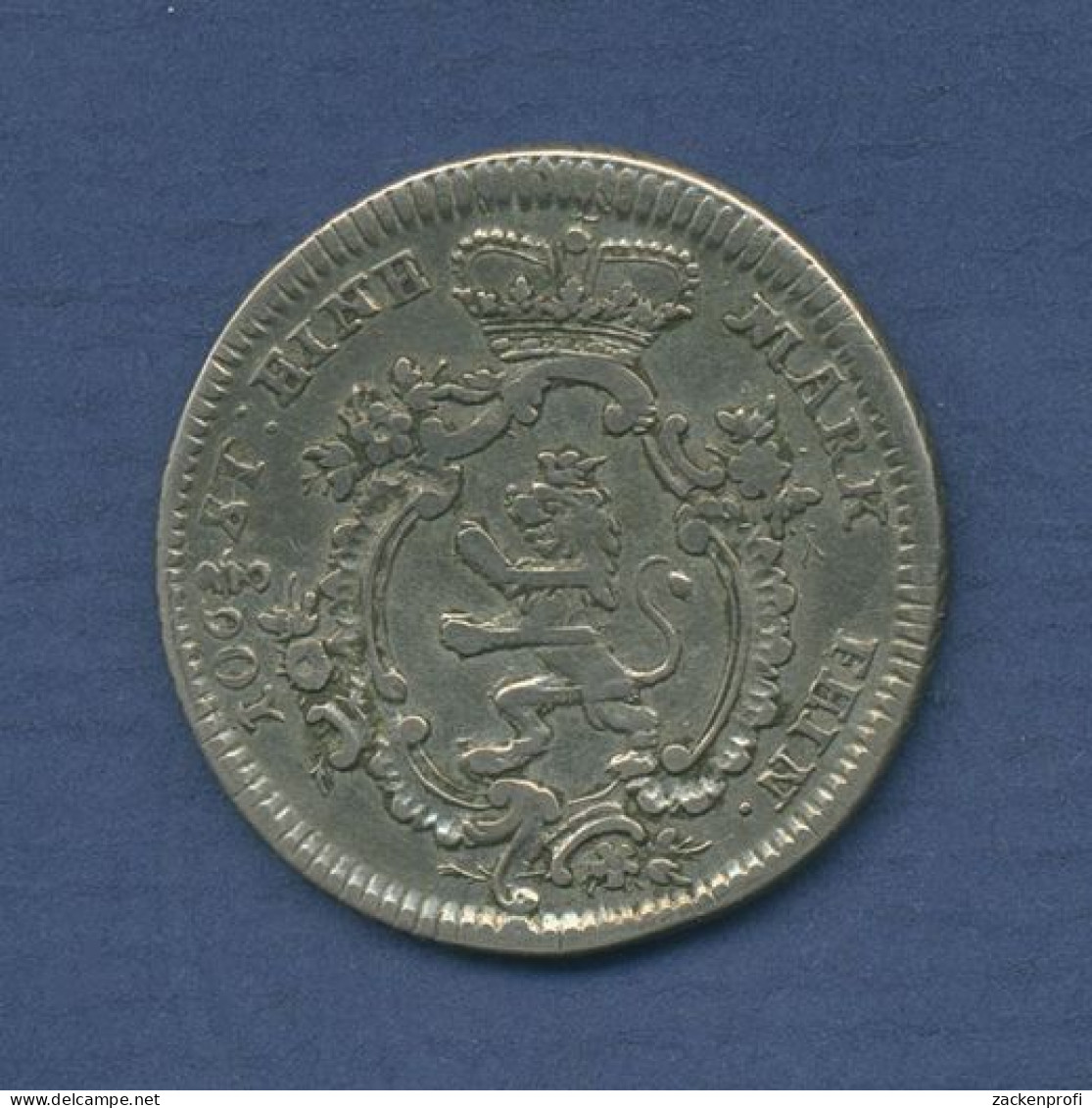 Hessen-Kassel 1/8 Reichstaler 1767 FU, Friedrich II., Schütz 1876, Ss (m3593) - Groschen & Andere Kleinmünzen