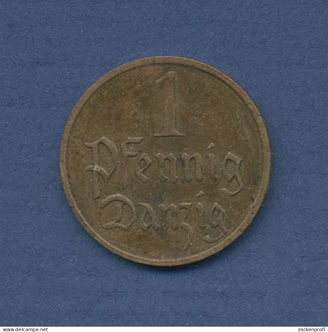 Danzig Freie Stadt, 1 Pfennig 1930 Wappenbild, J D 2 Sehr Schön + (m6499) - Andere & Zonder Classificatie