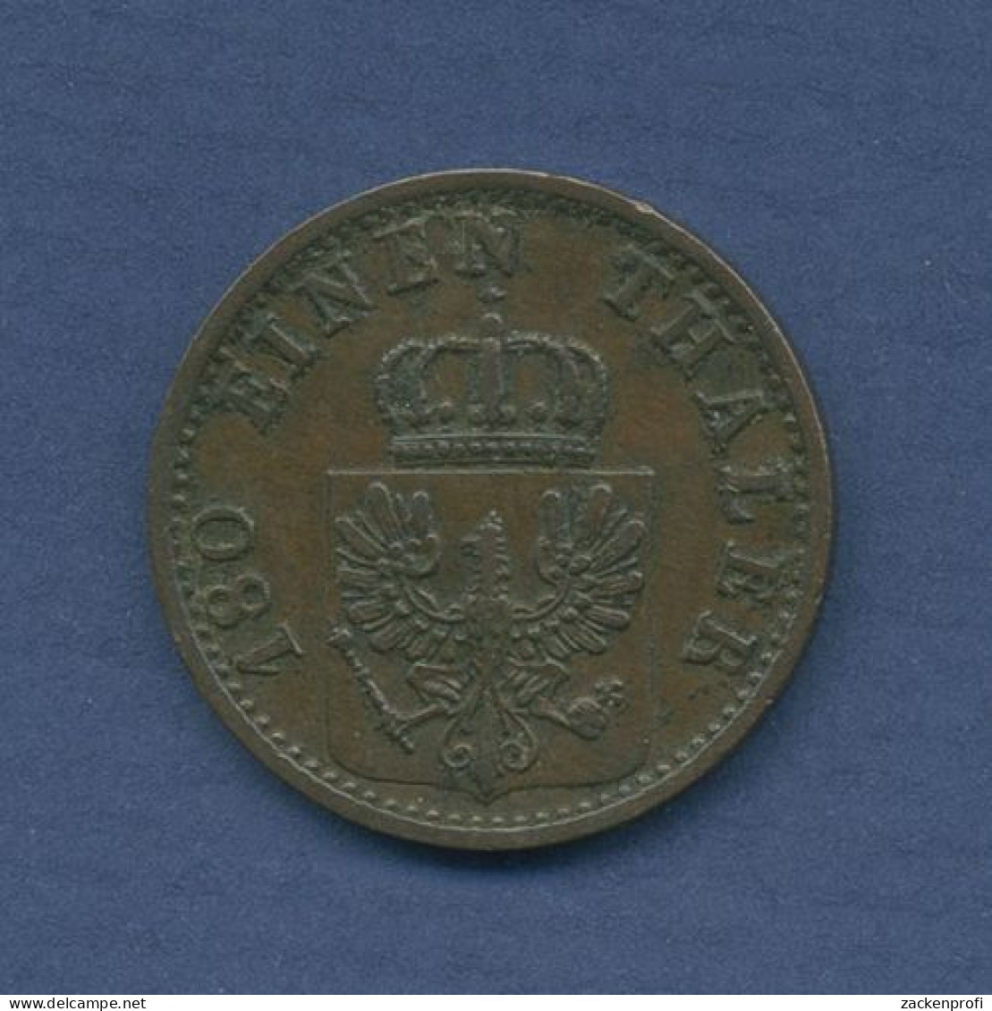 Preußen 2 Pfennige 1869 B, König Wilhelm I., J 51 Ss (m6493) - Groschen & Andere Kleinmünzen