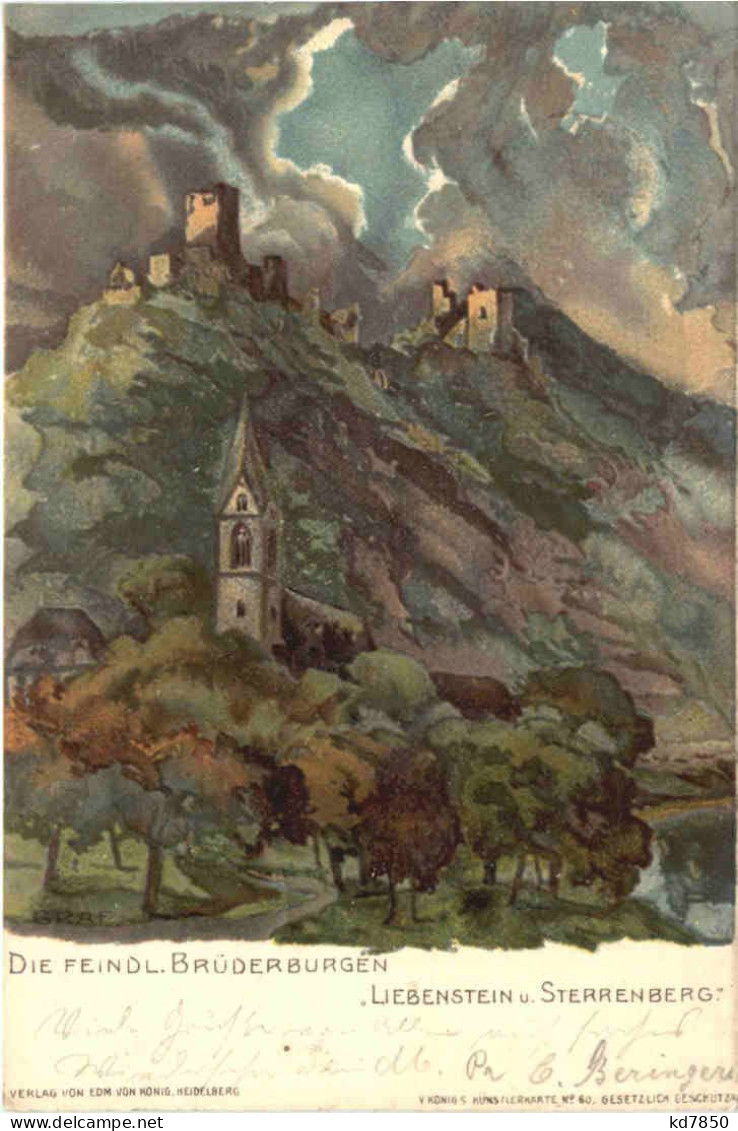 Die Feindlichen Brüder - Litho - Wesel