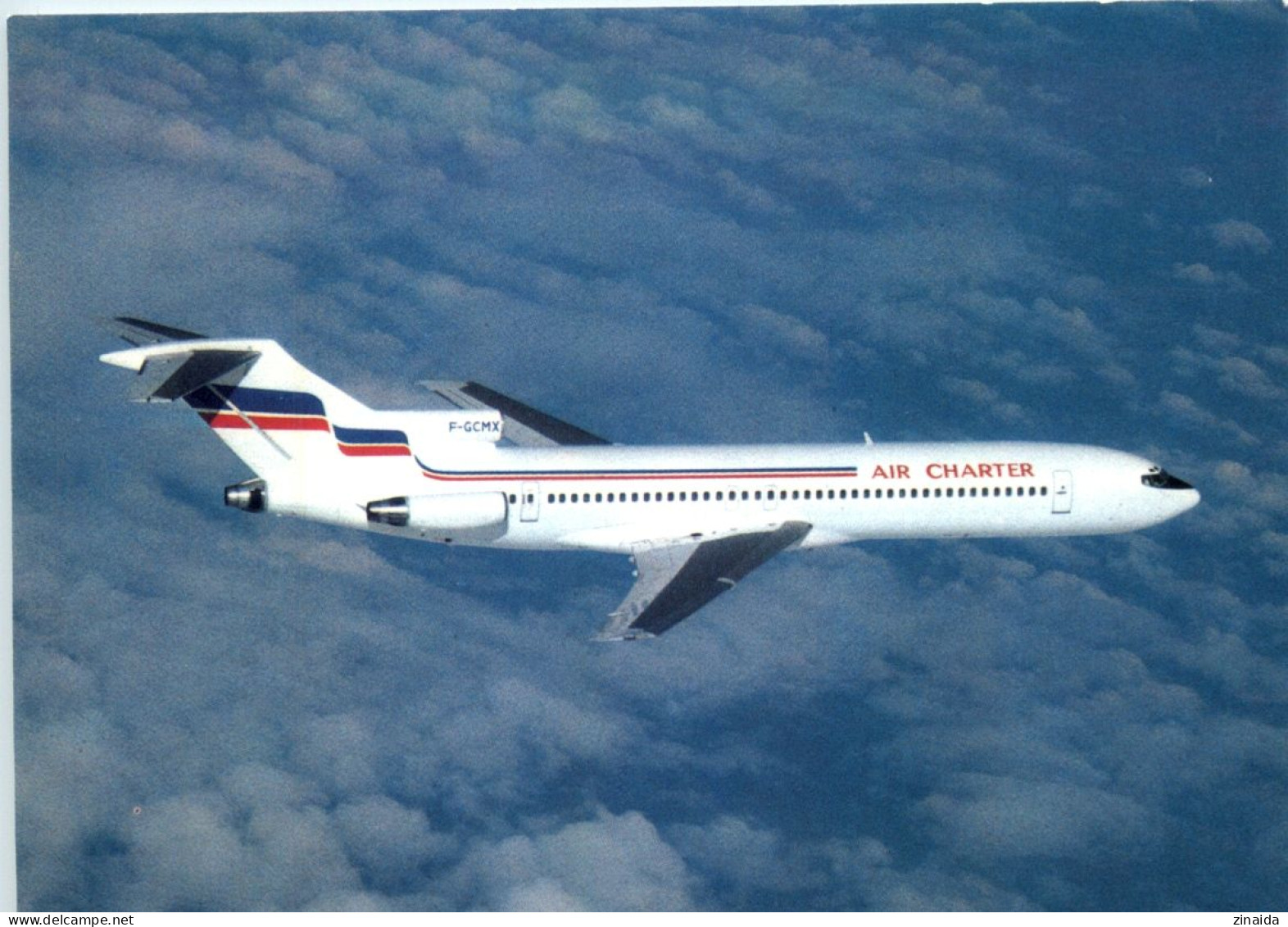 CARTE POSTALE AIR CHARTER - FILIALE D AIR FRANCE ET D AIR INTER - BOEING 727-228 (F-GCMX) - 1946-....: Era Moderna