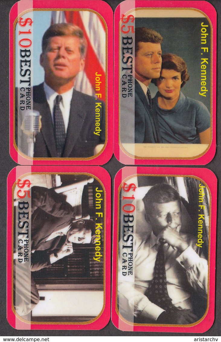 USA PRESIDENT JOHN F. KENNEDY SET OF 24 PHONE CARDS - Personnages