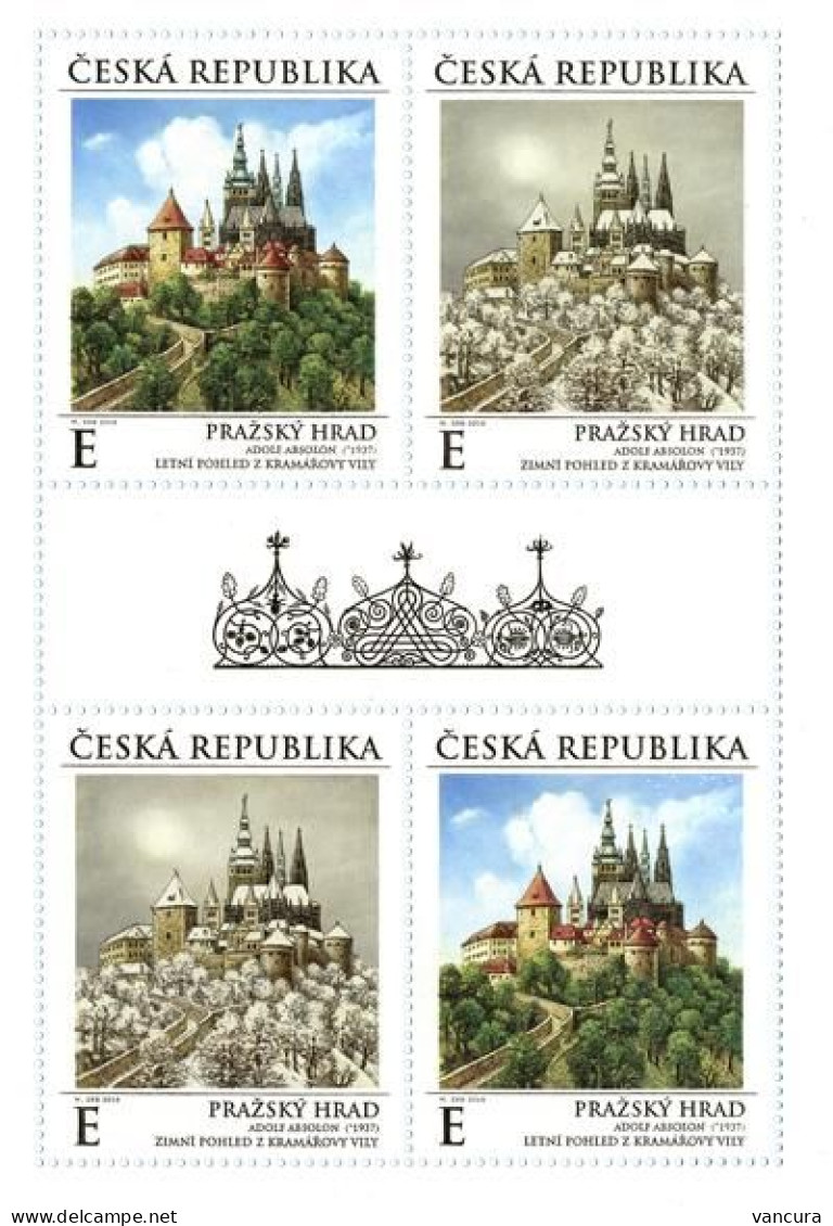 A 1027 - 8 Czech Republic Prague Castle In Seasons Of The Year 2019 - Unused Stamps