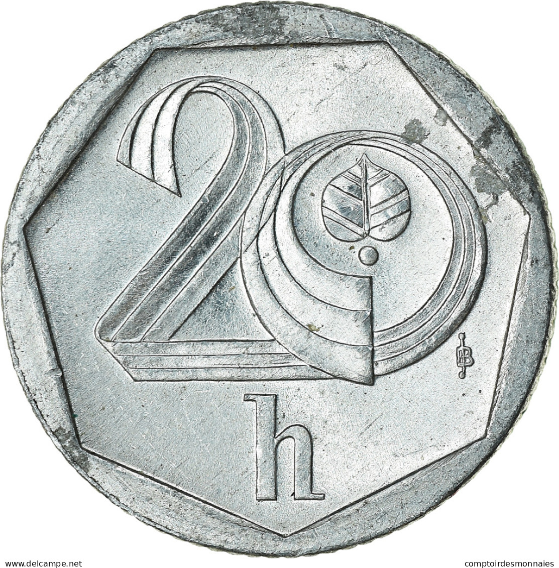Monnaie, République Tchèque, 20 Haleru, 2000, Jablonec Nad Nisou, TTB - Czech Republic
