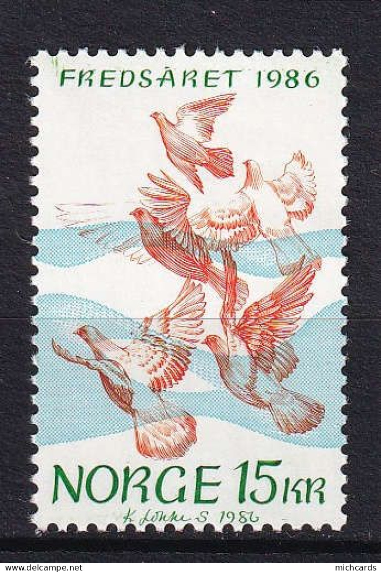 172 NORVEGE 1986 - Y&T 914 - Oiseau - Neuf ** (MNH) Sans Charniere - Ongebruikt