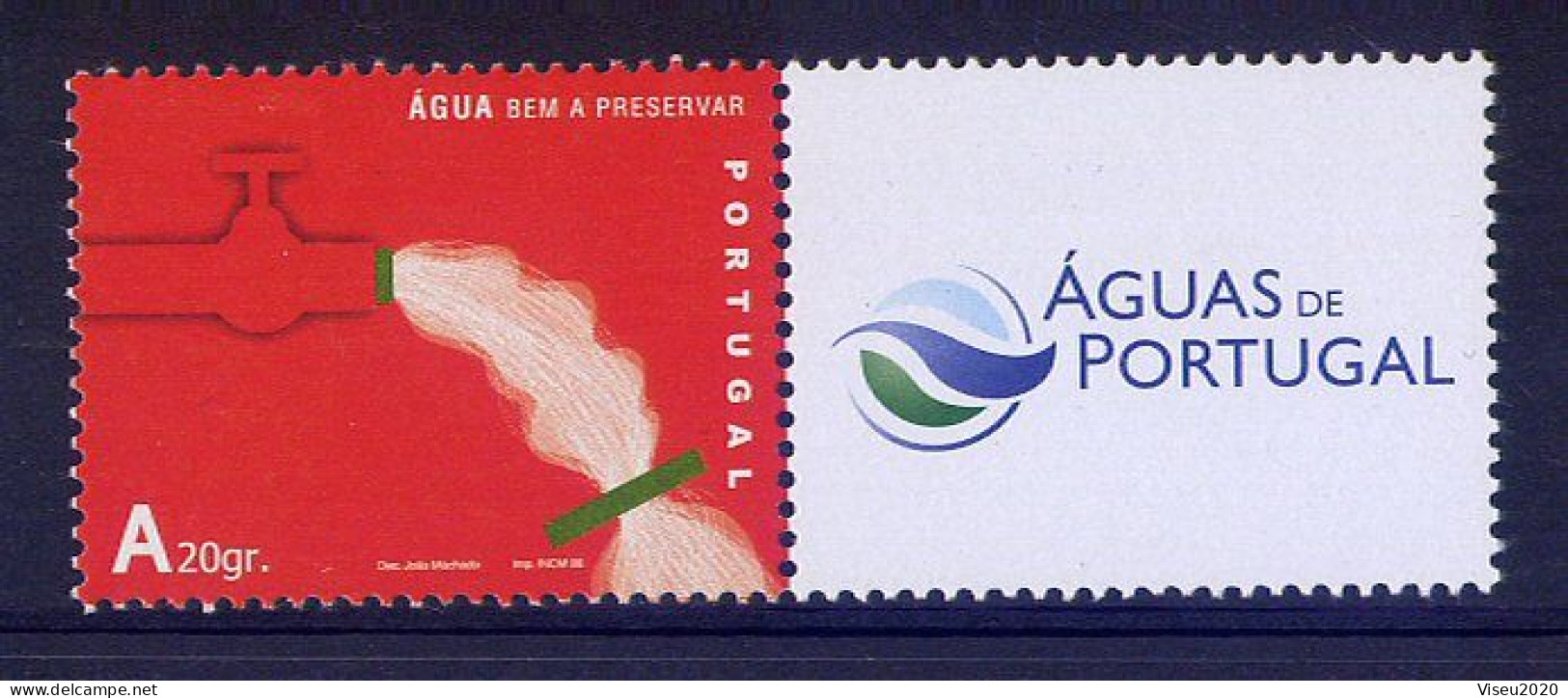 2006 - Afinsa Nº 3387A. Águas De Portugal - Selo Corporativo. Novo Sem Charneira. Em Boas Condições. - Neufs