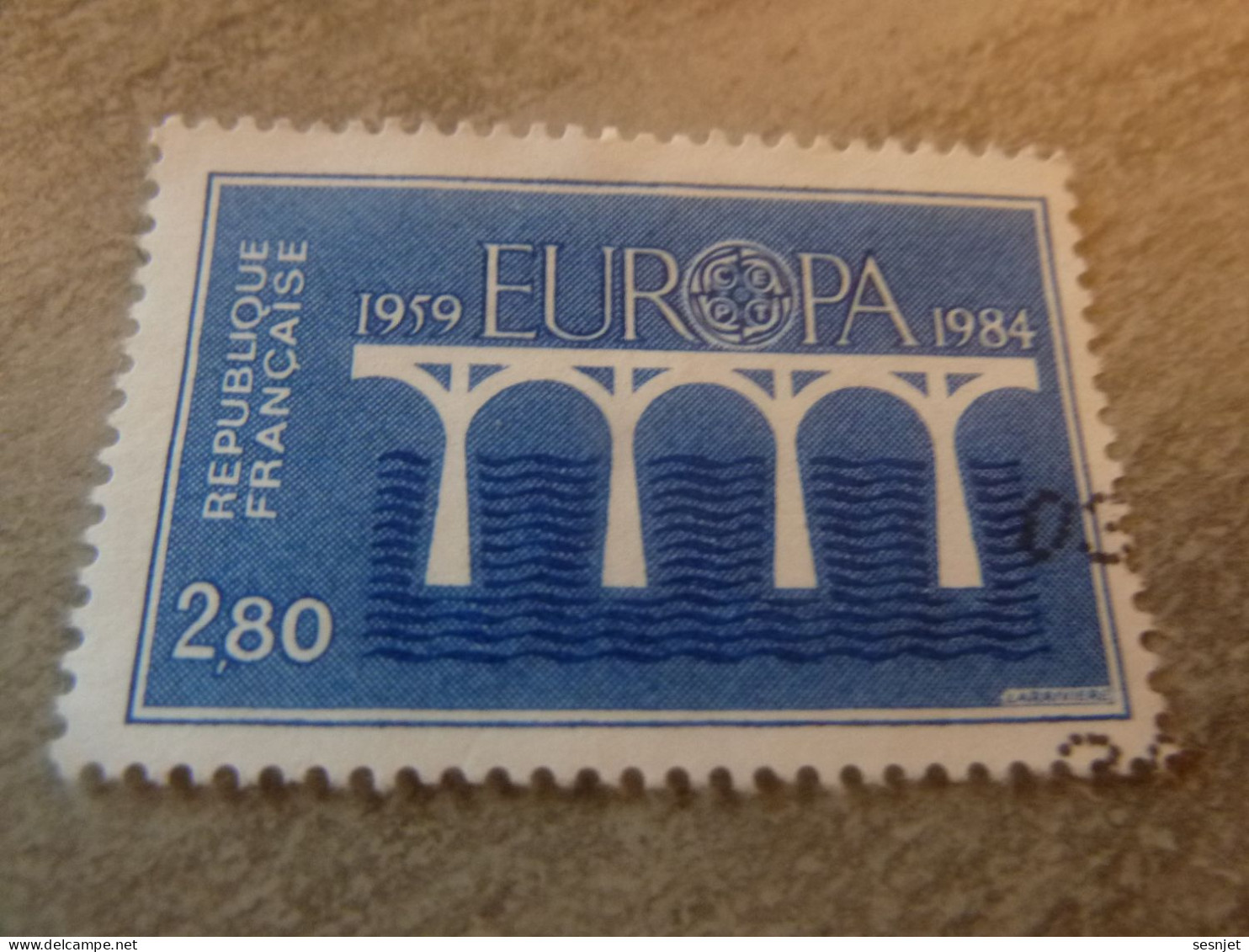 Europa - Conférence Européenne - 2f.80 - Yt 2310 - Bleu - Oblitéré - Année 1984 - - 1984