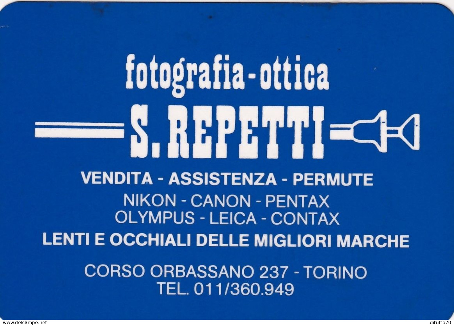 Calendarietto - Fotografia - Ottica - S.repetti - Torino - Anno 1985 - Small : 1981-90