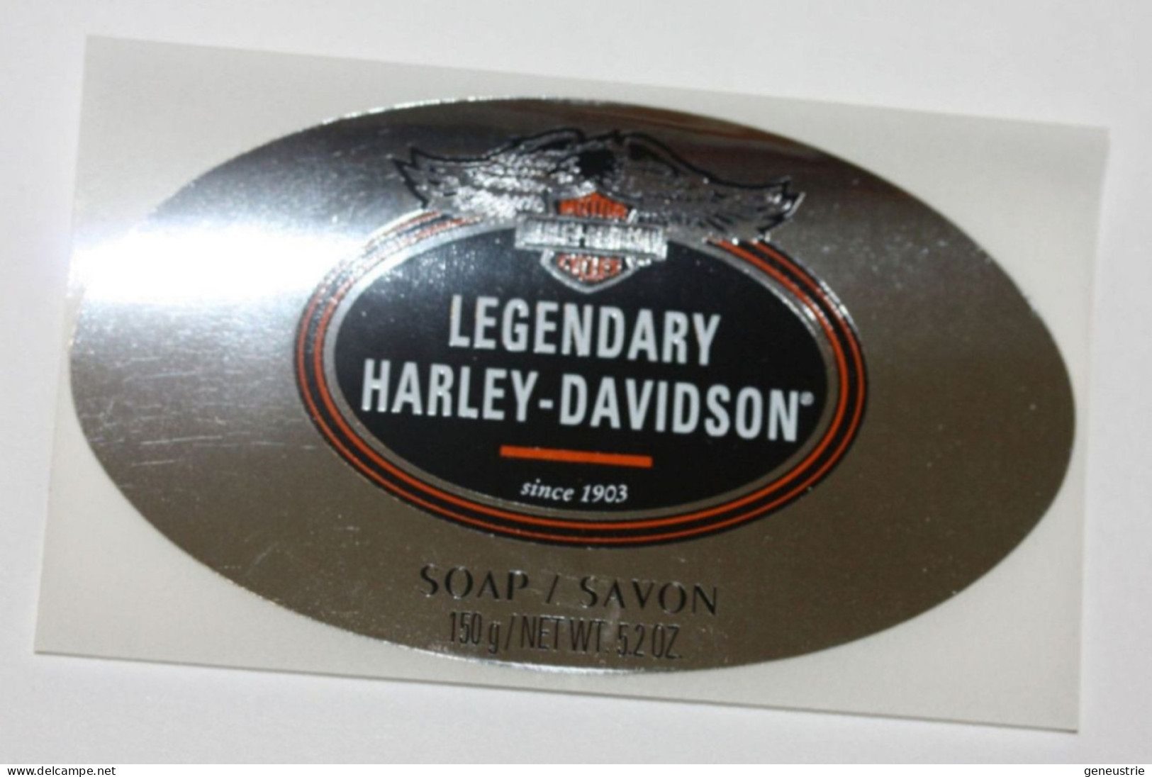 Sticker Autocollant étiquette De Savon / Soap Label "Legendary Harley-Davidson" - Labels