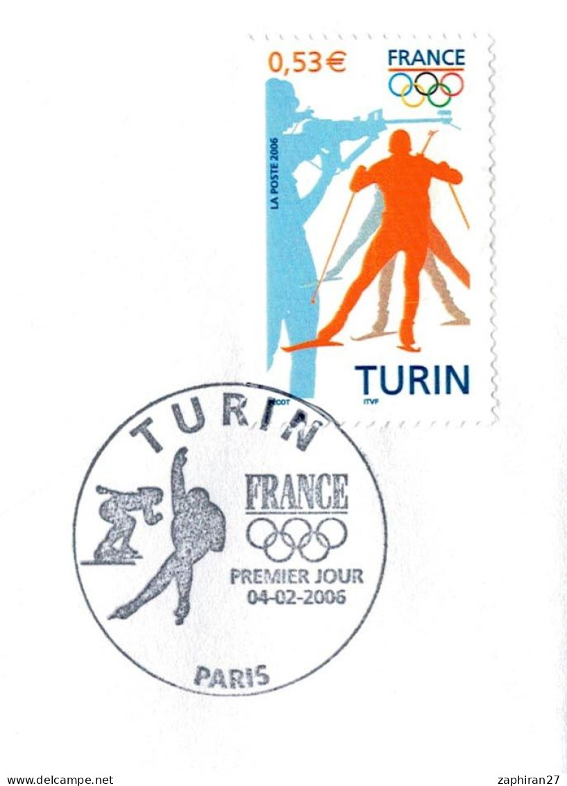 PARIS JEUX OLYMPIQUES DE TURIN (4-2-2006) #459# - Invierno 2006: Turín
