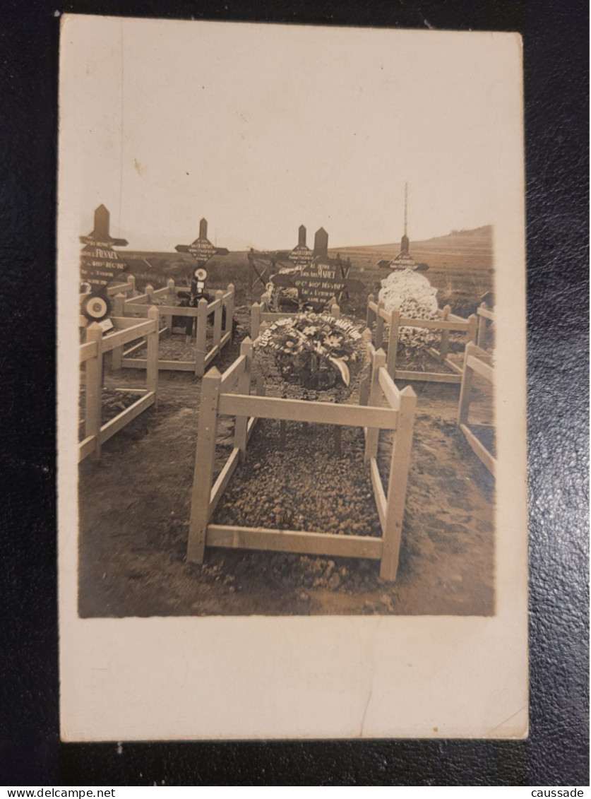 409 ème Régiment D'infanterie Tué En Avril 1912 - Carte Photo - War Cemeteries