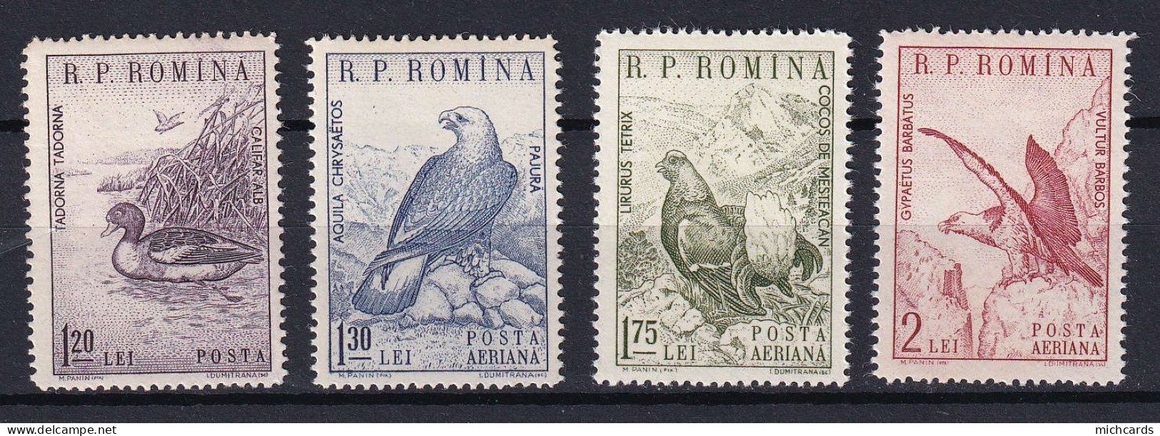 172 ROUMANIE 1960 - Y&T 1672 A 107/09 - Oiseau Rapace - Neuf ** (MNH) Sans Charniere - Neufs