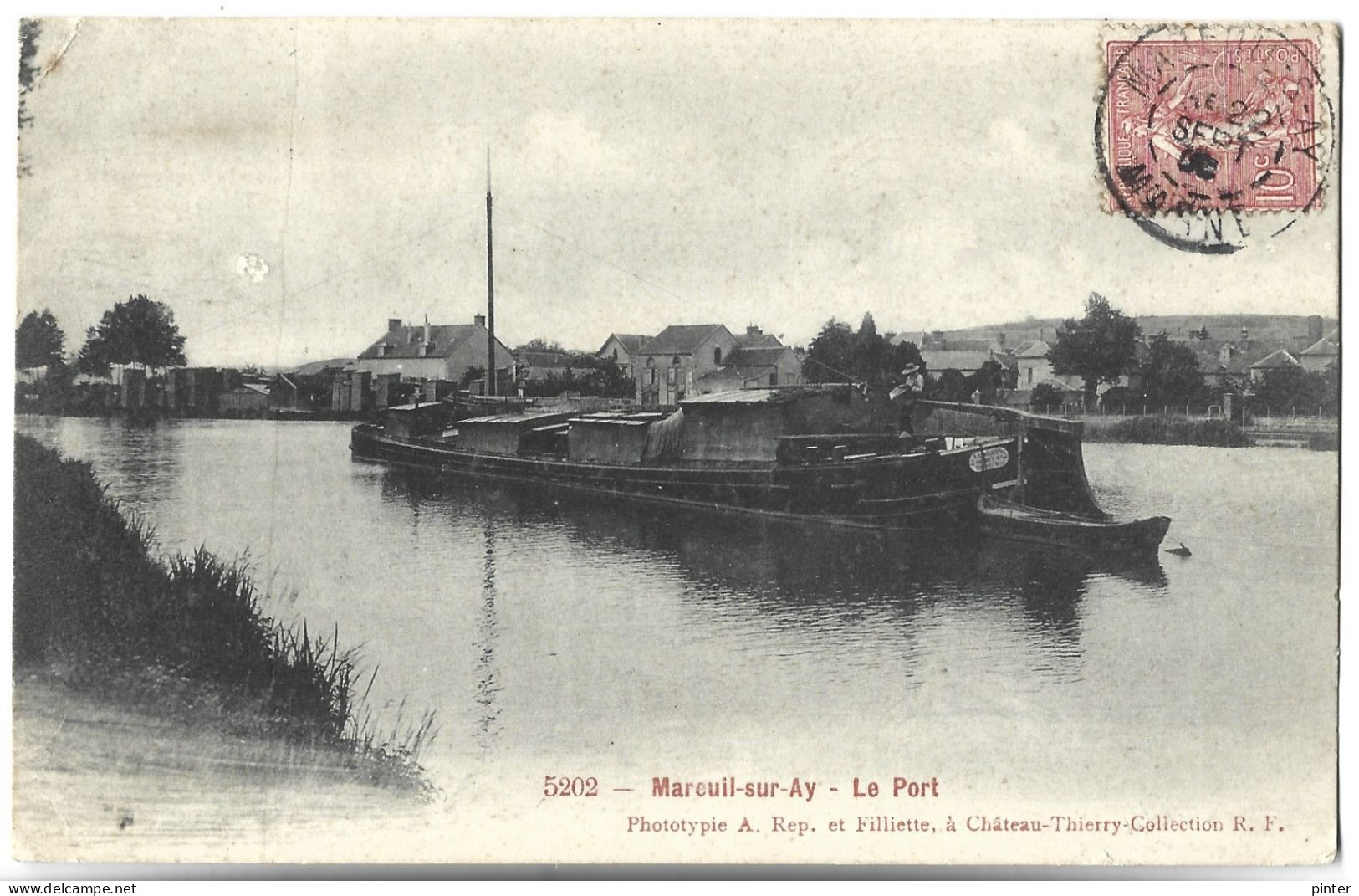 MAREUIL SUR AY - Le Port - PENICHE - Mareuil-sur-Ay