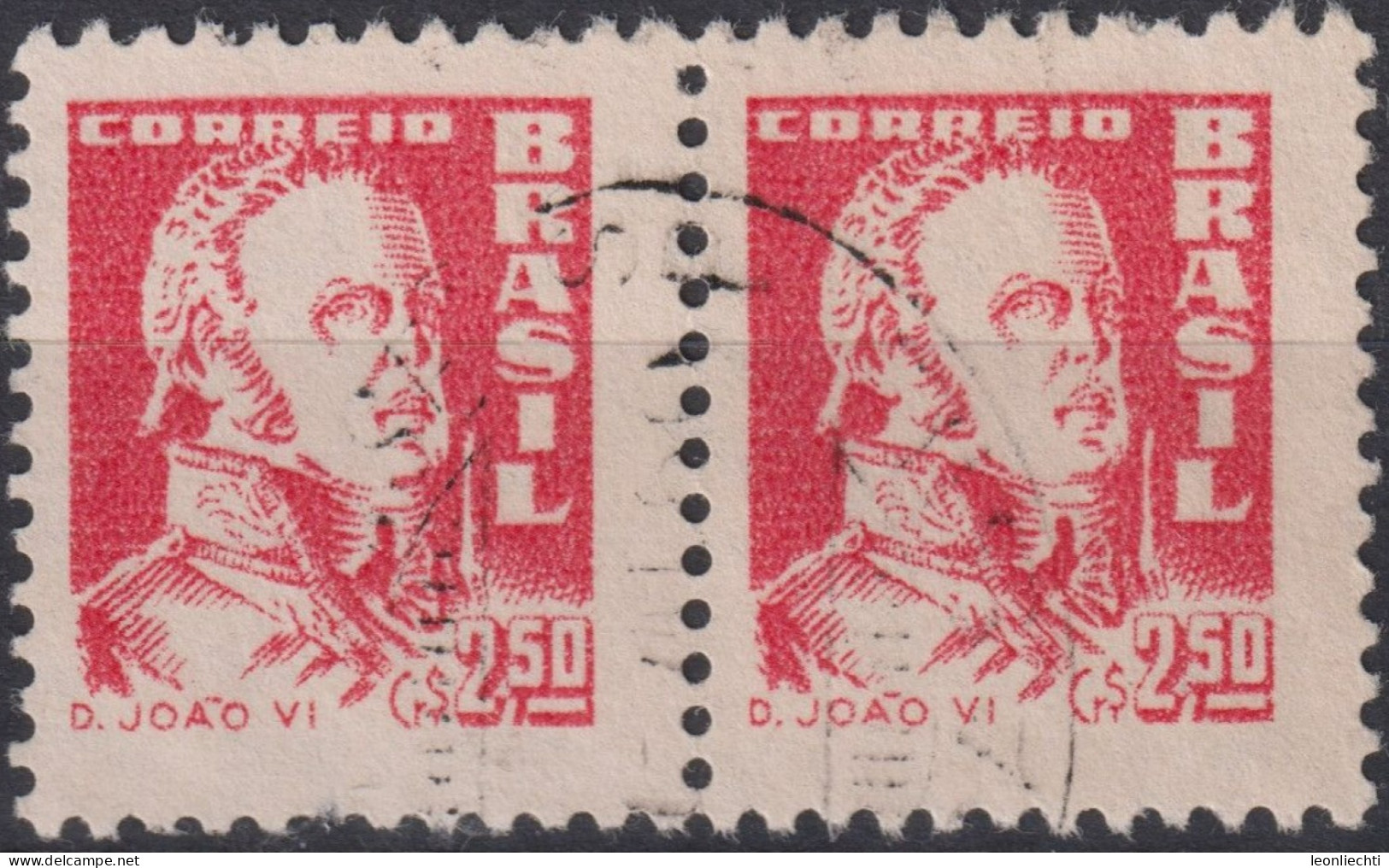 1959 Brasilien ° Mi:BR 956, Sn:BR 890, Yt:BR 677, King Joao VI Of Portugal (1767-1826, Reg. 1816-1822) - Usados