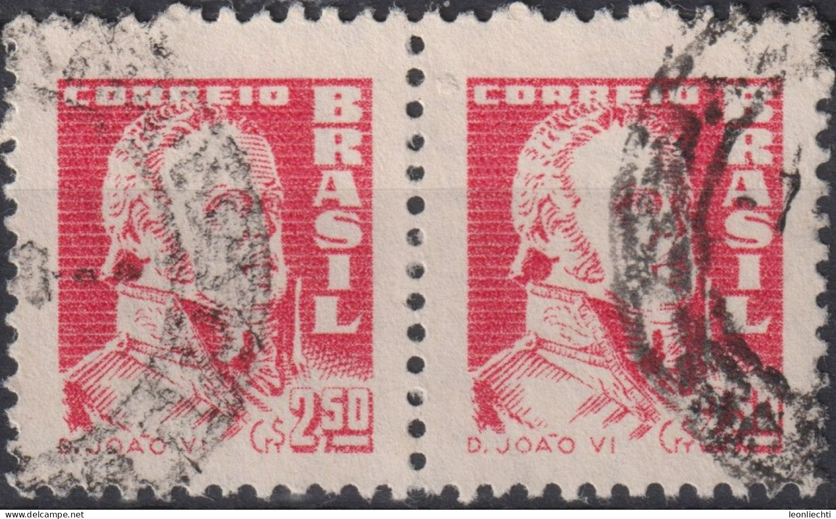 1959 Brasilien ° Mi:BR 956, Sn:BR 890, Yt:BR 677, King Joao VI Of Portugal (1767-1826, Reg. 1816-1822) - Usados