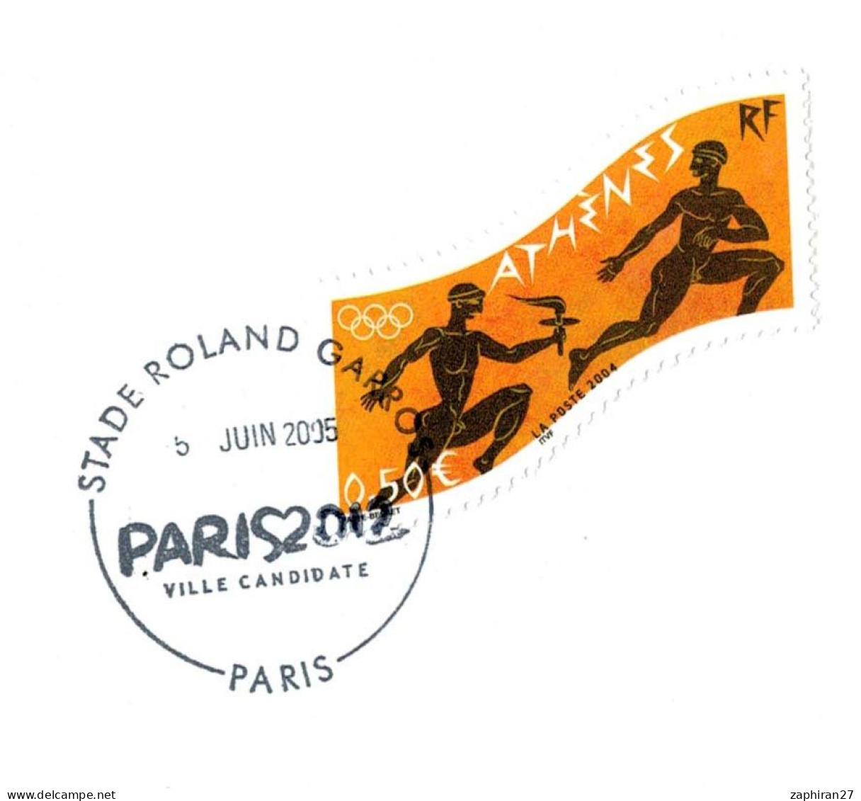 JEUX OLYMPIQUES PARIS 2012 STADE ROLAND GARROS VILLE CANDIDATE (5-6-2005) #462# - Eté 2012: Londres