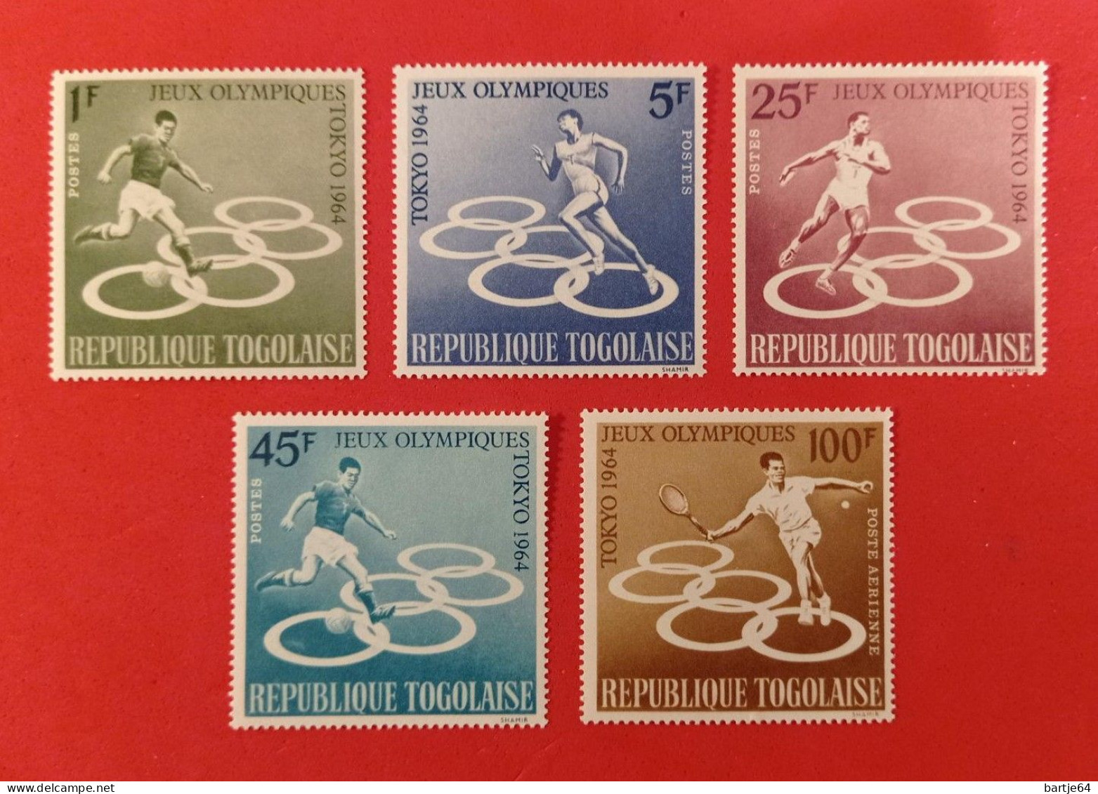 1964 Togo - Serie MNH - Verano 1964: Tokio