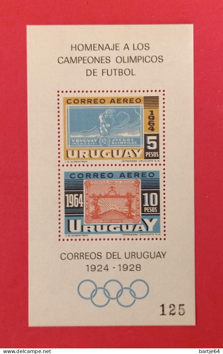 1964 Uruguay - Blok MNH - Sommer 1964: Tokio