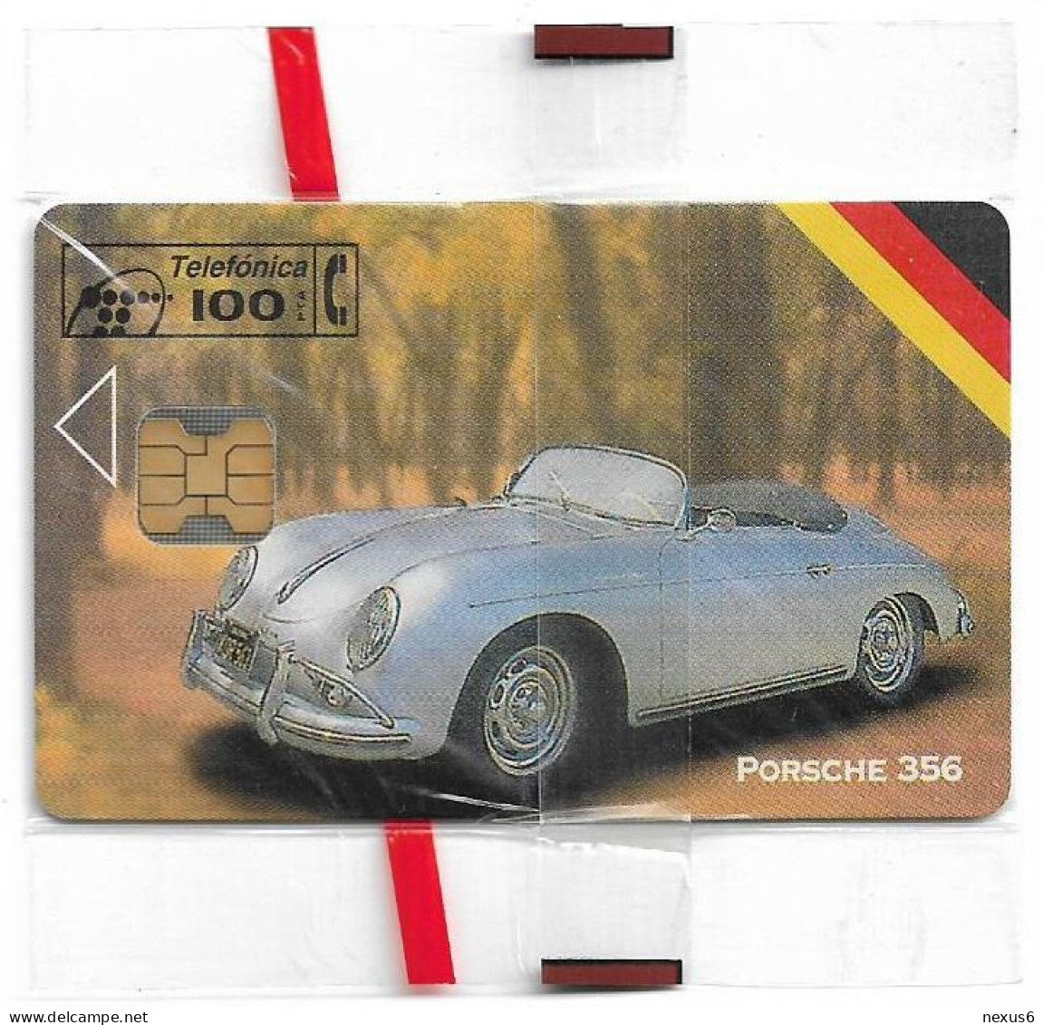 Spain - Telefónica - Cars (Classics) - Porsche 356 - P-070 - 04.1994, 100PTA, 2.500ex, NSB - Private Issues