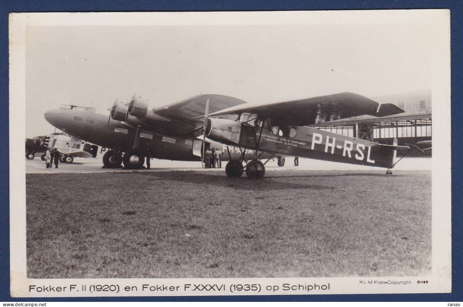 CPSM Aviation Fokker Voir Scan Du Dos - 1946-....: Era Moderna