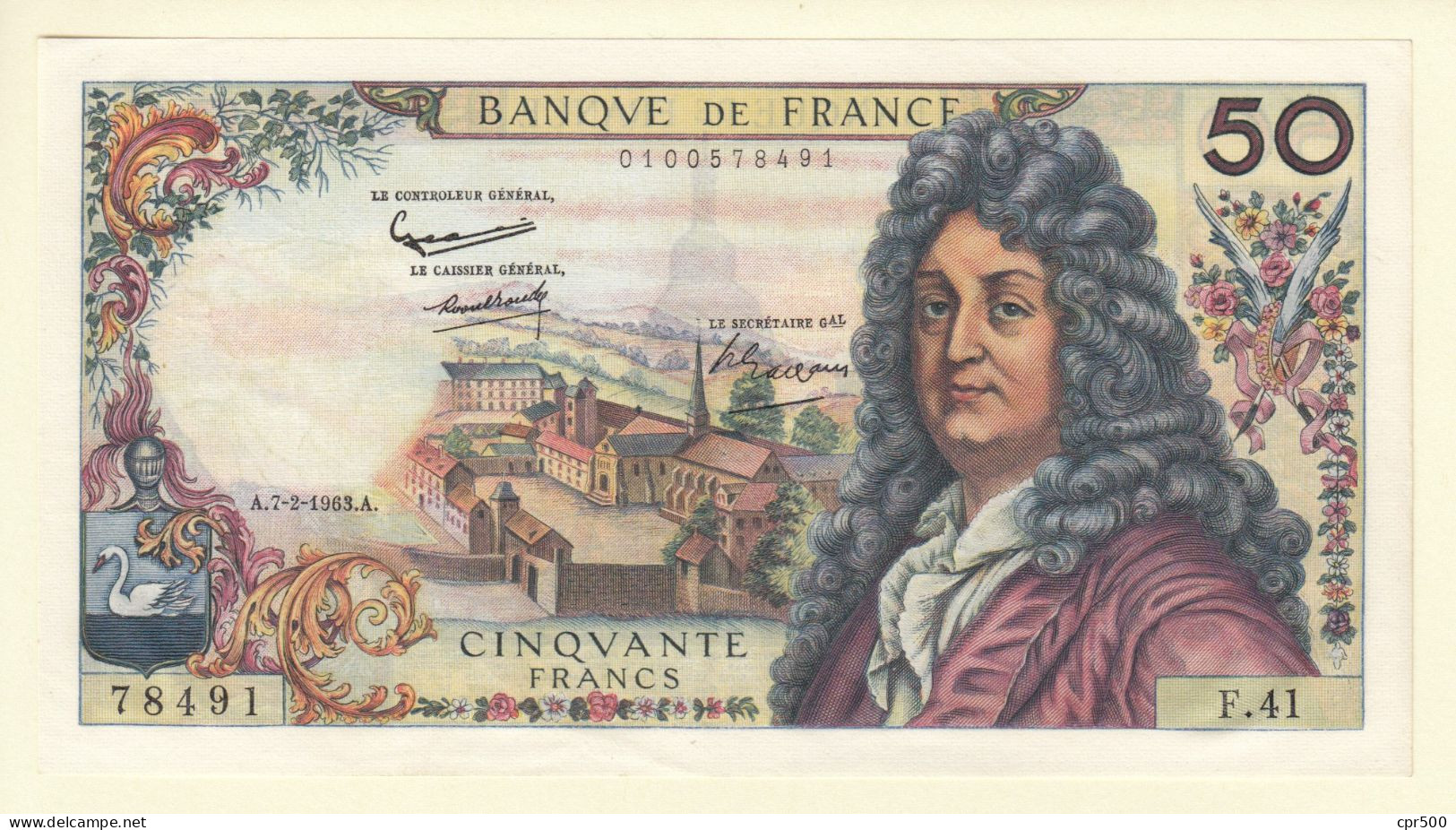 50 Francs RACINE FRANCE Type 1962 F.64.04 SPL - 50 F 1962-1976 ''Racine''