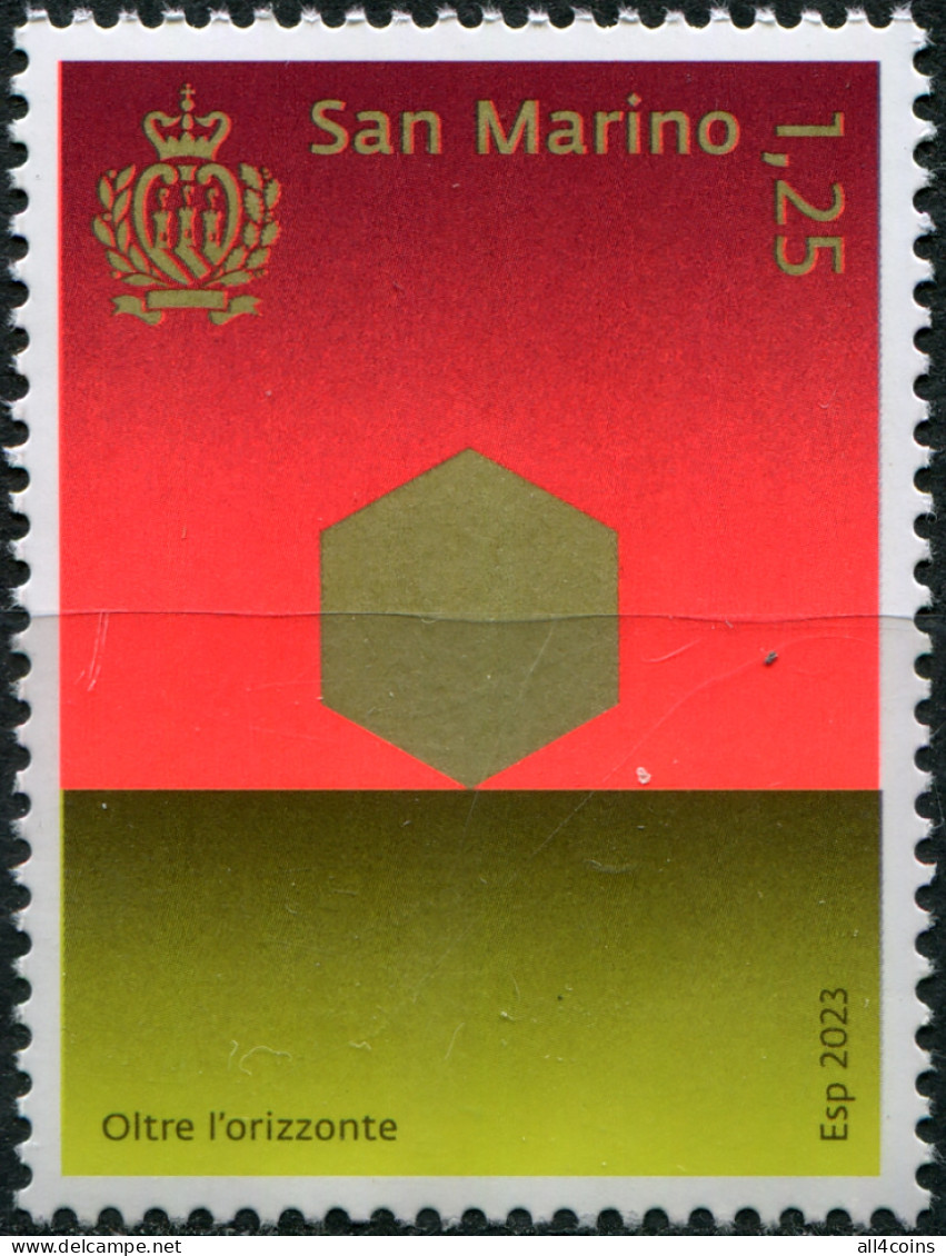 San Marino 2023. Beyond The Horizon Italian Banking Conference (MNH OG) Stamp - Unused Stamps