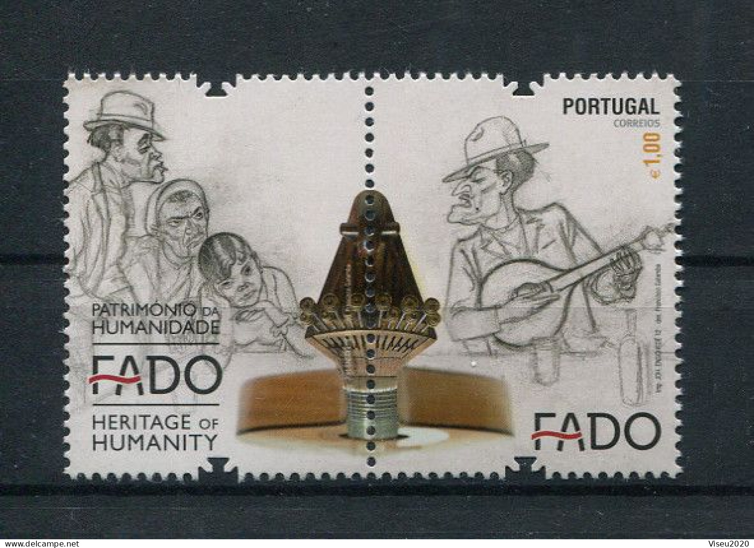 2012 - Afinsa Nº 4270A. Fado - Património Da Humanidade (2º Grupo). Selo Corporativo. Série Nova Sem Charneira - Unused Stamps