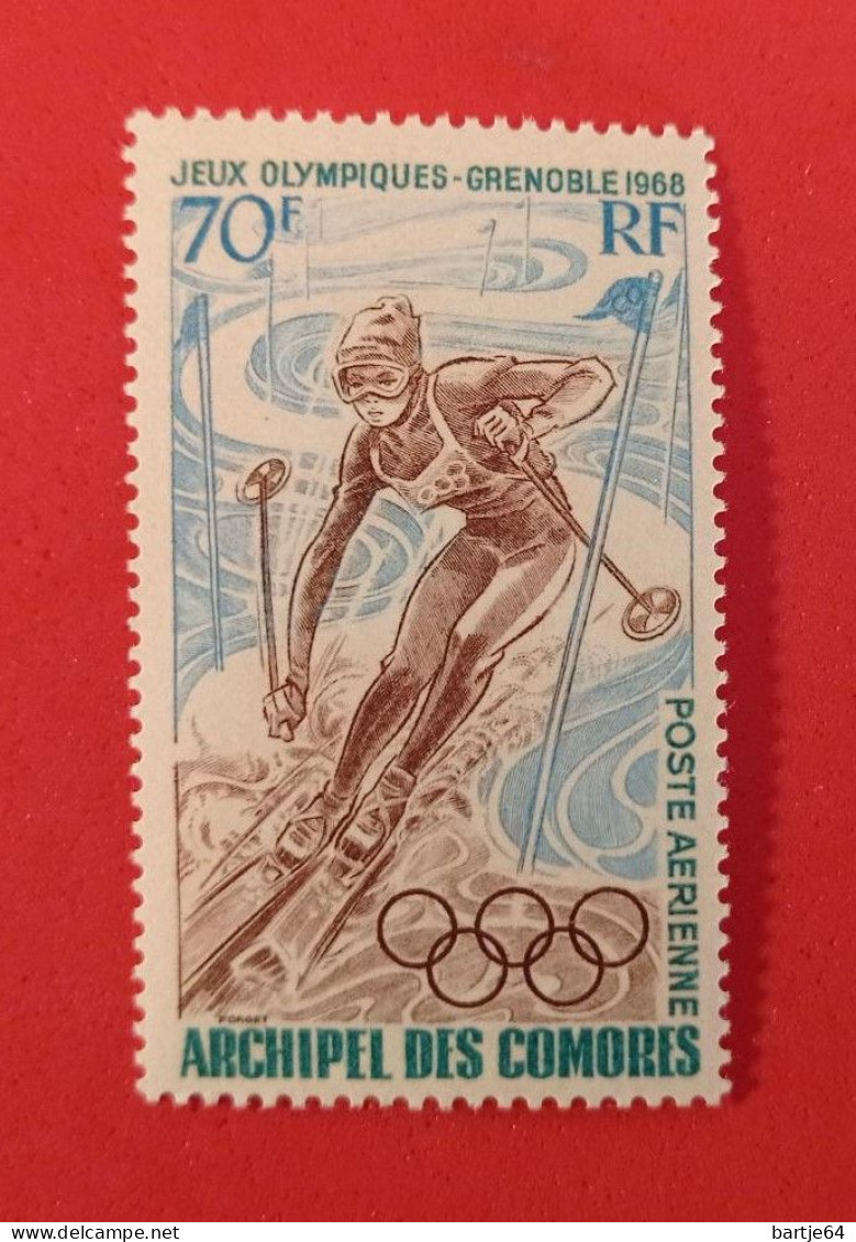 1968 Comores - Stamp MNH - Invierno 1968: Grenoble