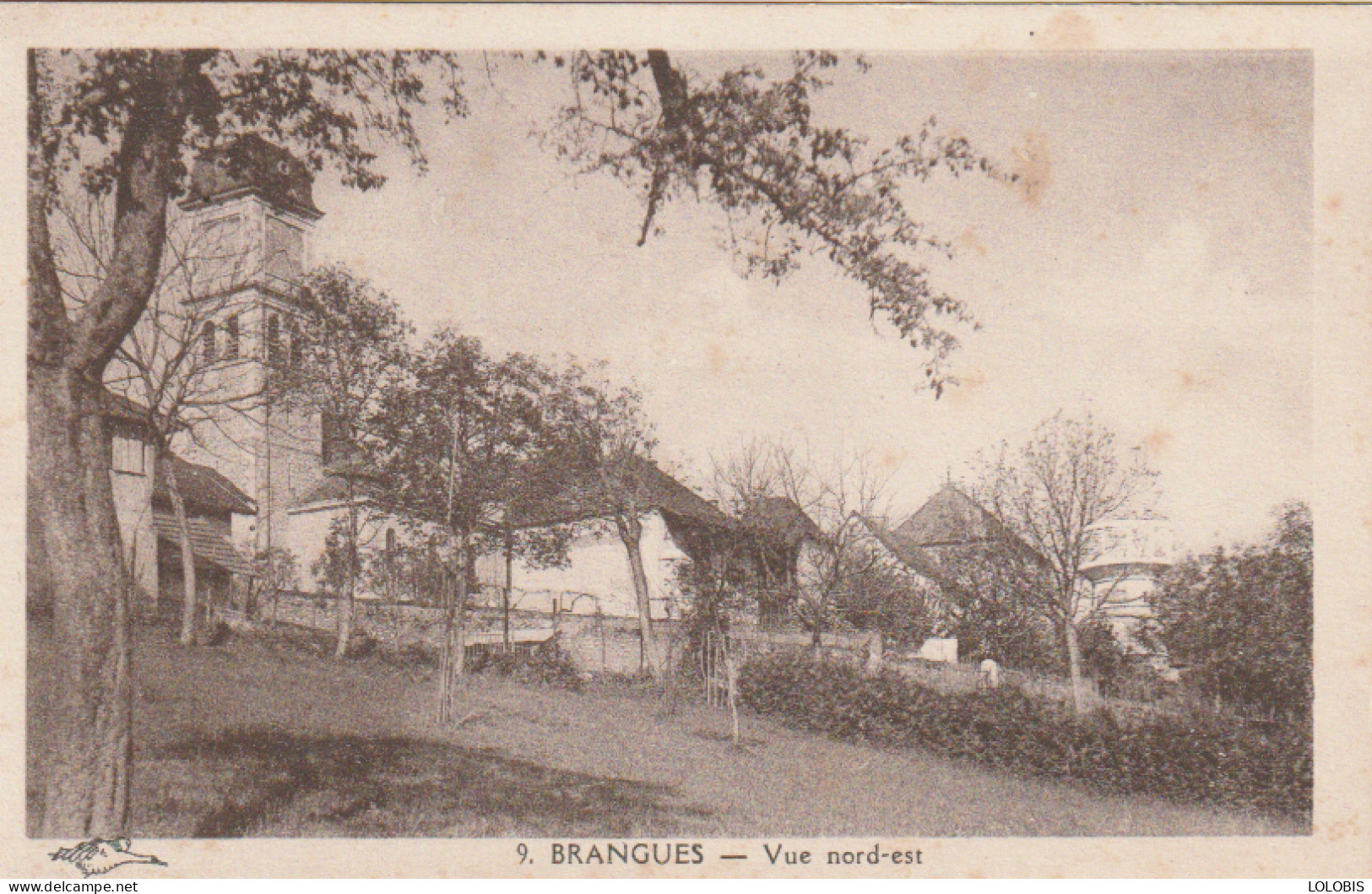 38 BRANGUES - Vue Nord Est - TBE - Brangues