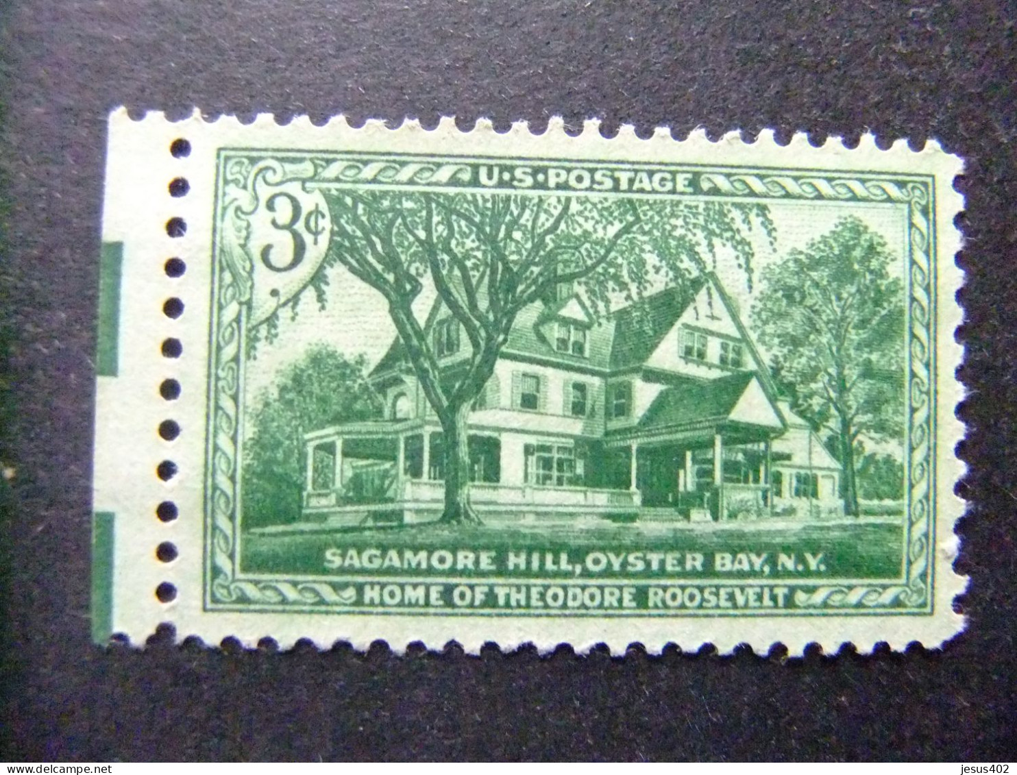 ESTADOS UNIDOS / ETATS-UNIS D'AMERIQUE 1953 / CASA DE THEODORE ROOSEVELT YVERT 574 ** MNH - Nuevos